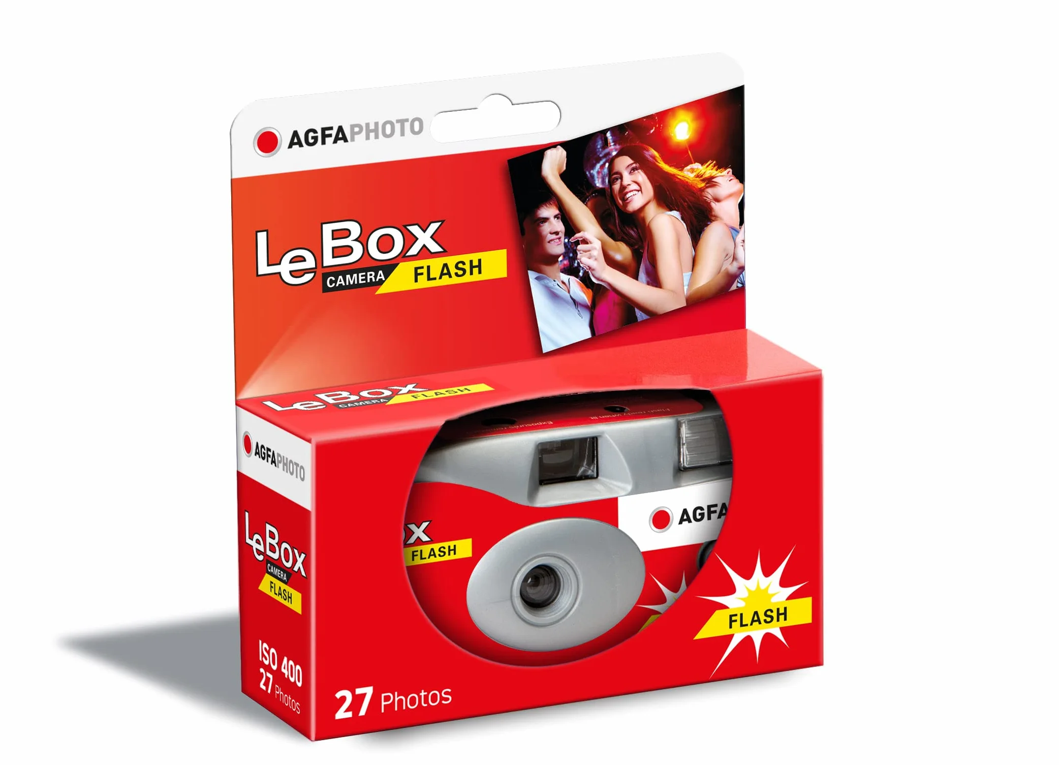 AGFAPHOTO LeBox Flash Appareil Photo Jetable 27 Poses