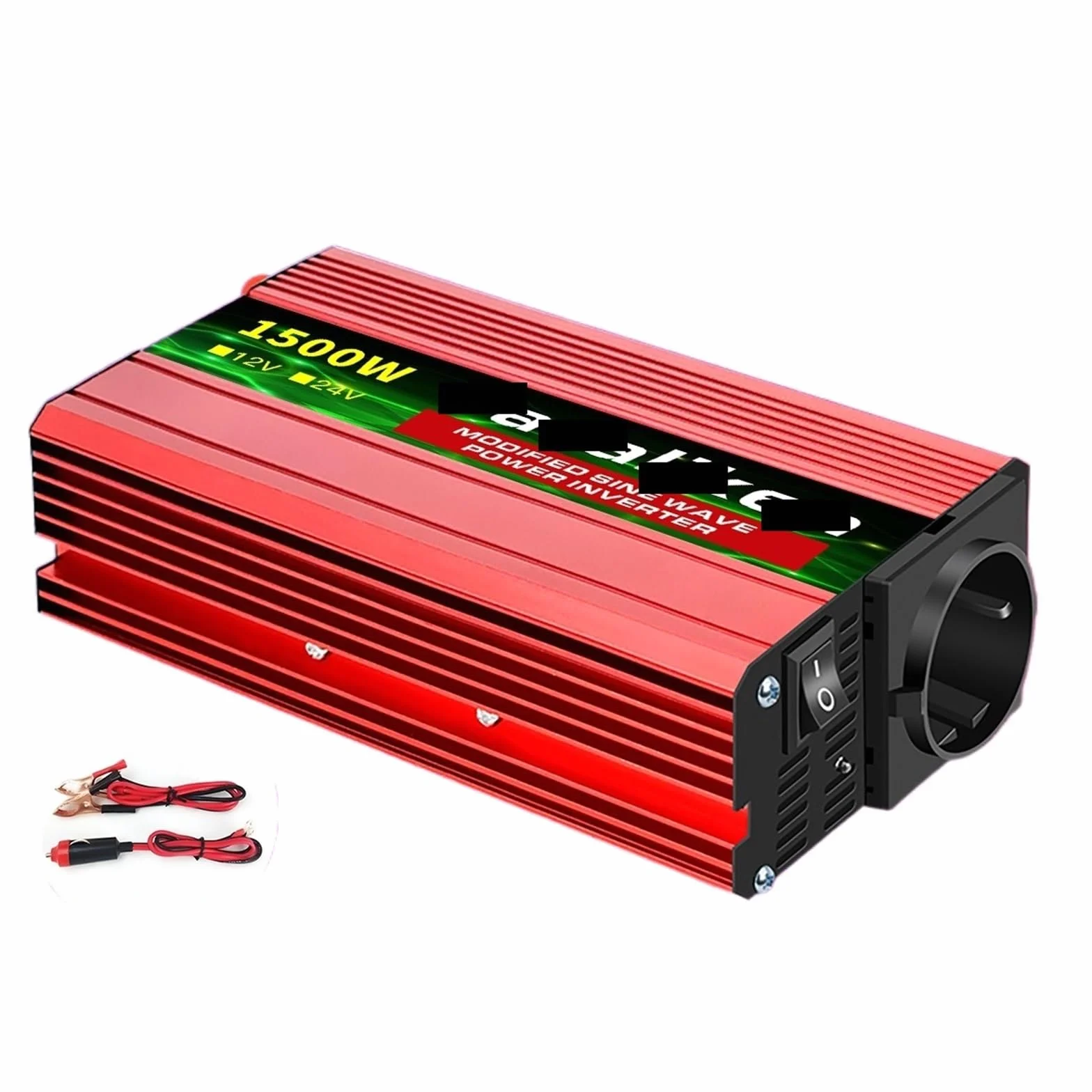 Falownik z czystą sinusoidą, 1500W/2000W/2600W DC 12V do AC 220 przenośna przetwornica napięcia do samochodu przejściówka do ładowarki uniwersalne akcesoria samochodowe(12V2600W UNIVERSAL)