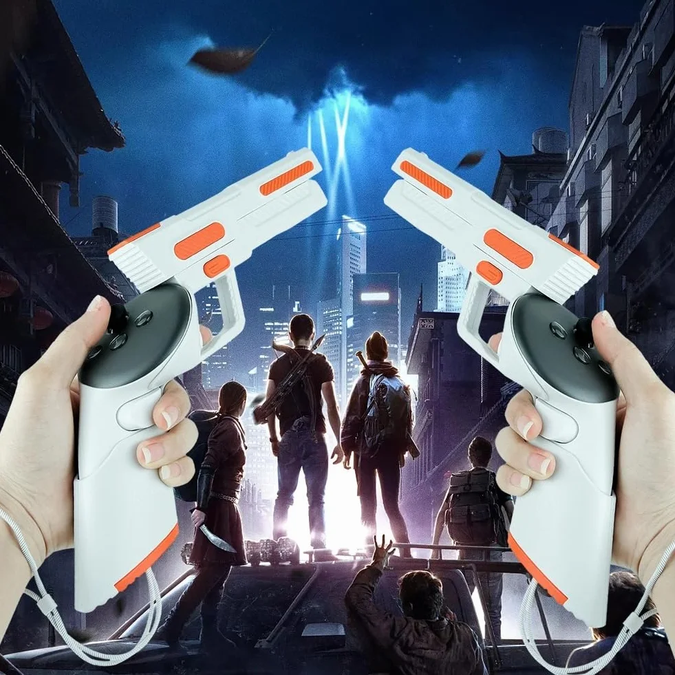 LOKYOYO Uchwyt VR dla Me.ta Que.st 3S/3 - Akcesoria do Kontrolera, Pokrowiec i Obudowa Zwiększająca Wrażenia z Gier FPS