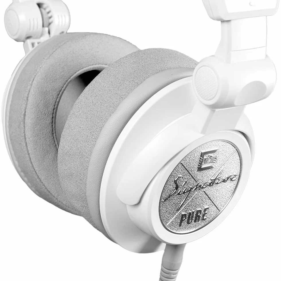 ULTRASONE Signature Pure White Limited Production Model (hermetyczny, typ dynamiczny, słuchawki monitorowe ze sterownikiem lustrzanym 50 mm), zrównoważone połączenie, S-Logic 3, technologia LE/FGC