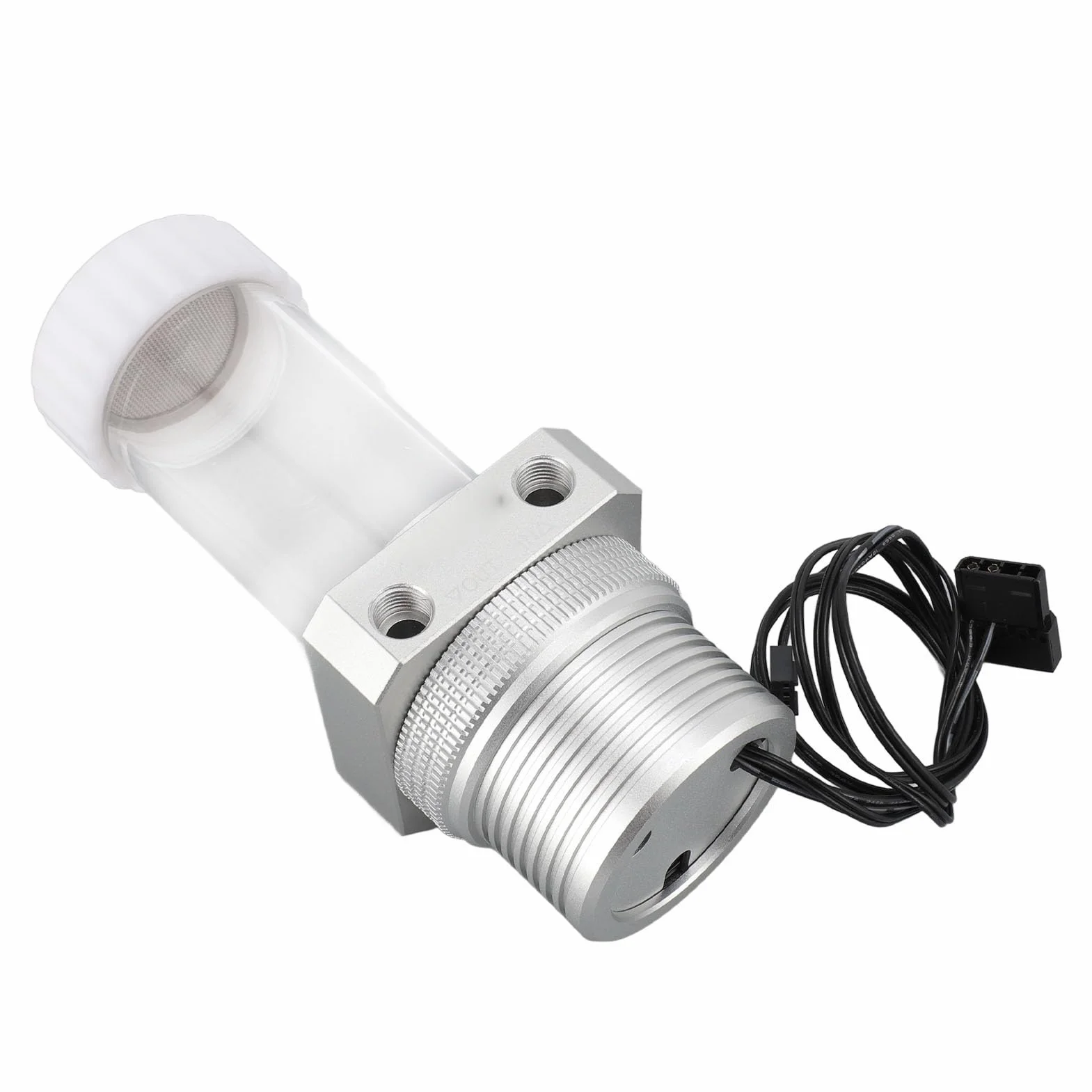 Fabater Zbiornik Pompy Chłodzenia Wodnego o Wysokiej Wydajności Wód 30 Filtr Siatki 1100L/H 5900 U/MIN G1/4 PC Zintegrowany Zbiornik Pompy do Szybkiego Chłodzenia Komputera (SILVER)