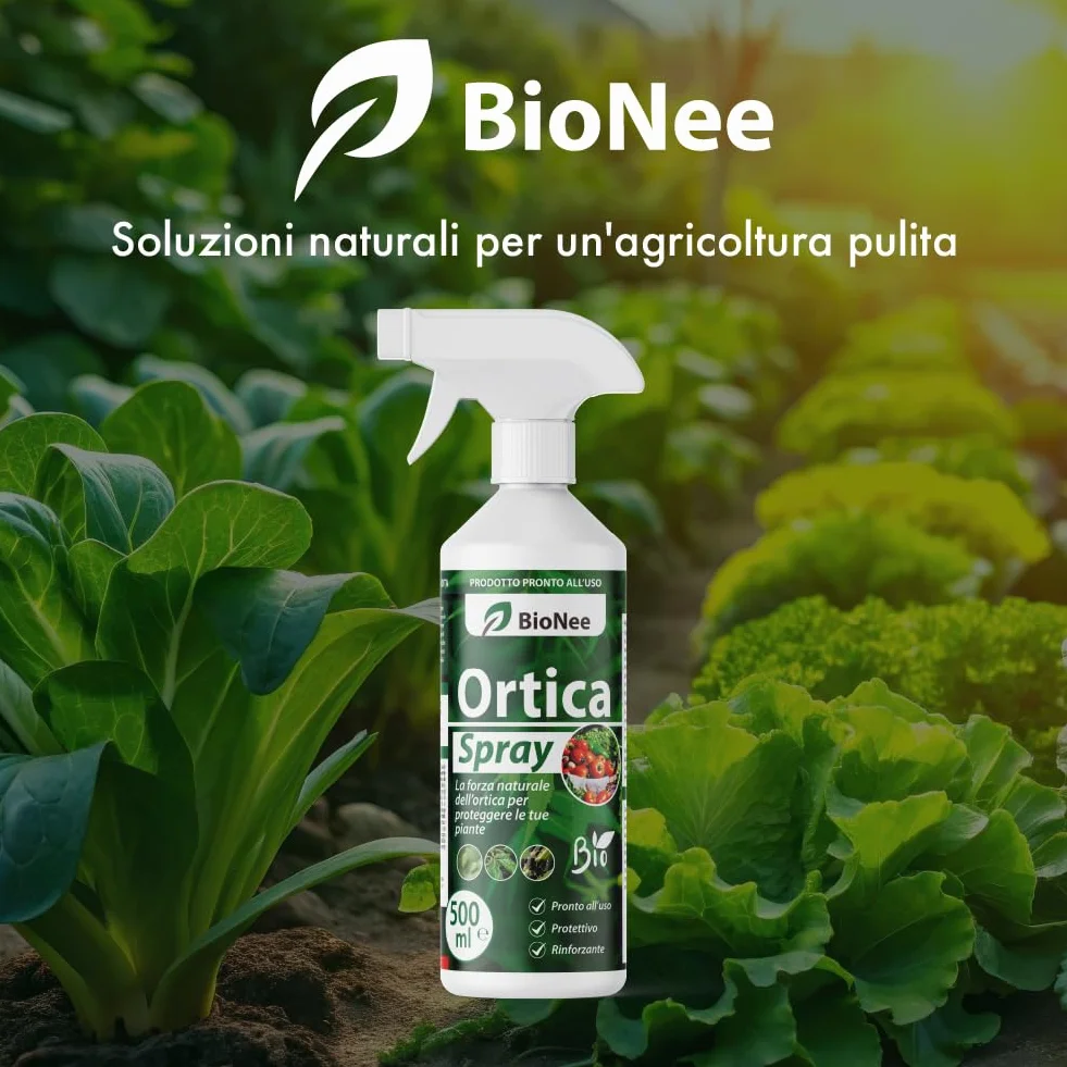 Ekstrakt z pokrzywy w sprayu 500 ml naturalny ochronny wzmacniający dla roślin przeciwko mszycom roztoczom grzybicom do rolnictwa ekologicznego