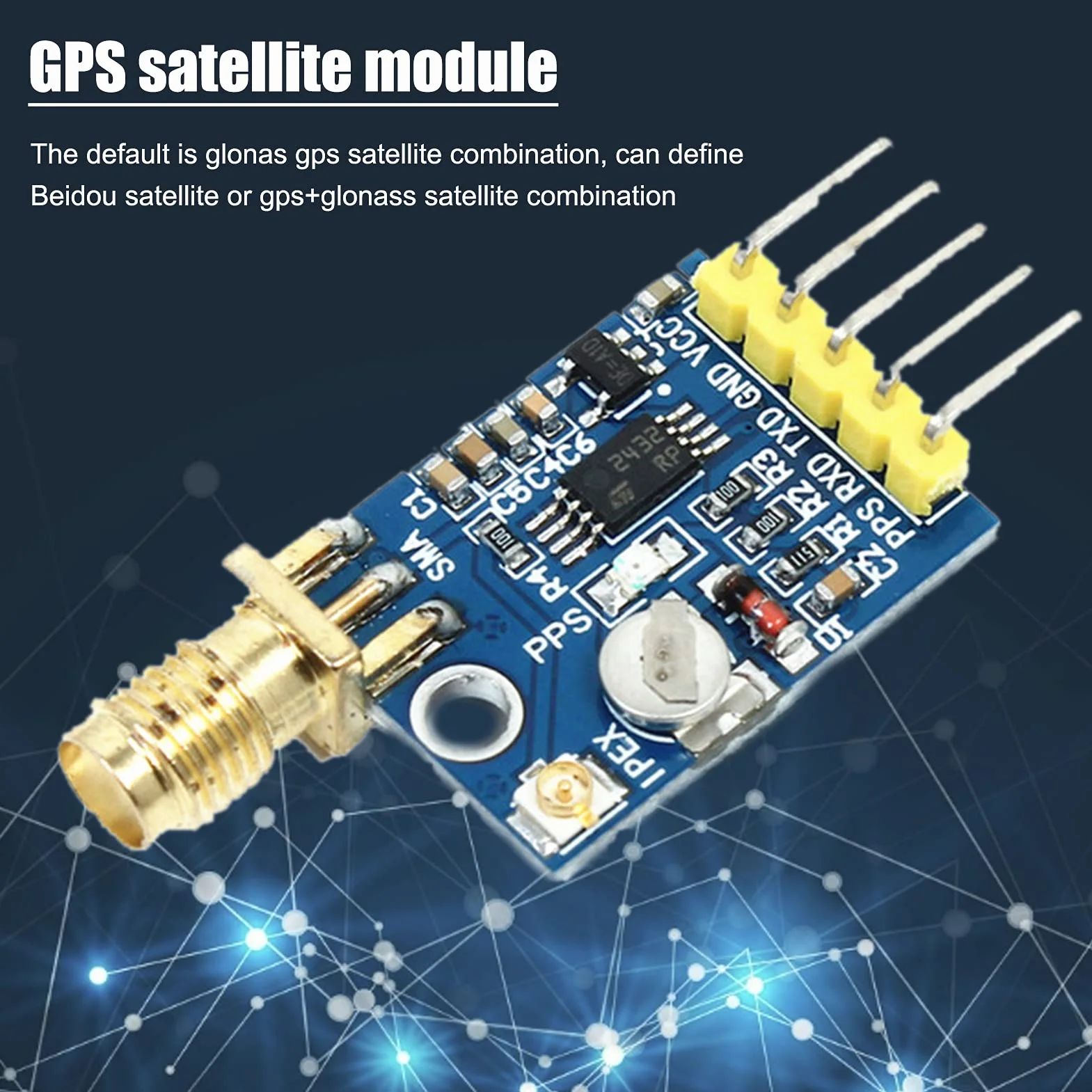 Moduł satelitarny GPS Mini NEO-6M Niskoenergooszczędna karta pozycjonująca P-C-B