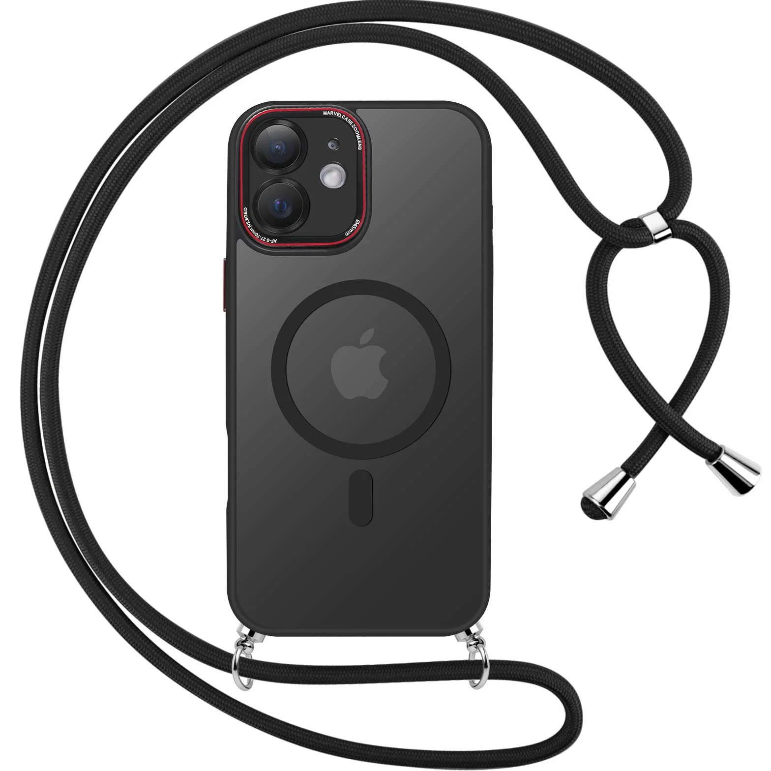 Pnakqil etui iPhone 12 z paskiem magnetyczne ochronne odporne na uderzenia