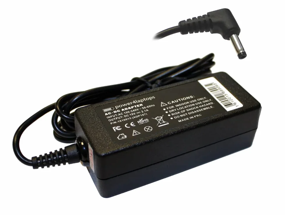Power4Laptops Zasilacz Sieciowy Ladowarka do Laptopa Zasilanie kompatybilny z HP Mini 210-1025EG