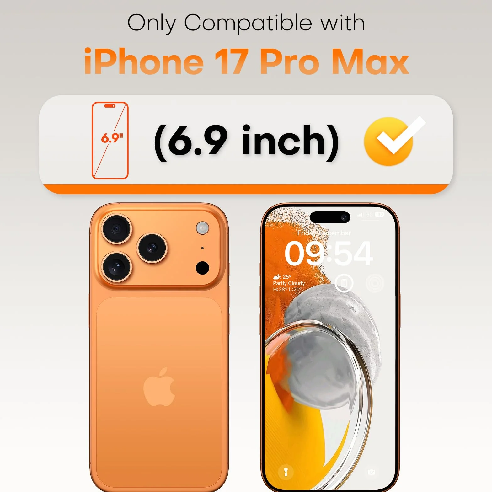 TOCOL Ochraniacz Ekran do iPhone 17 Pro Max 6,9 cala, Folia Szkło Hartowane, Automatyczne Usuwanie Kurzu, Szybki Montaż, Bez Pęcherzyków Powietrza, Twardość Szkła 9H, 2 Sztuki
