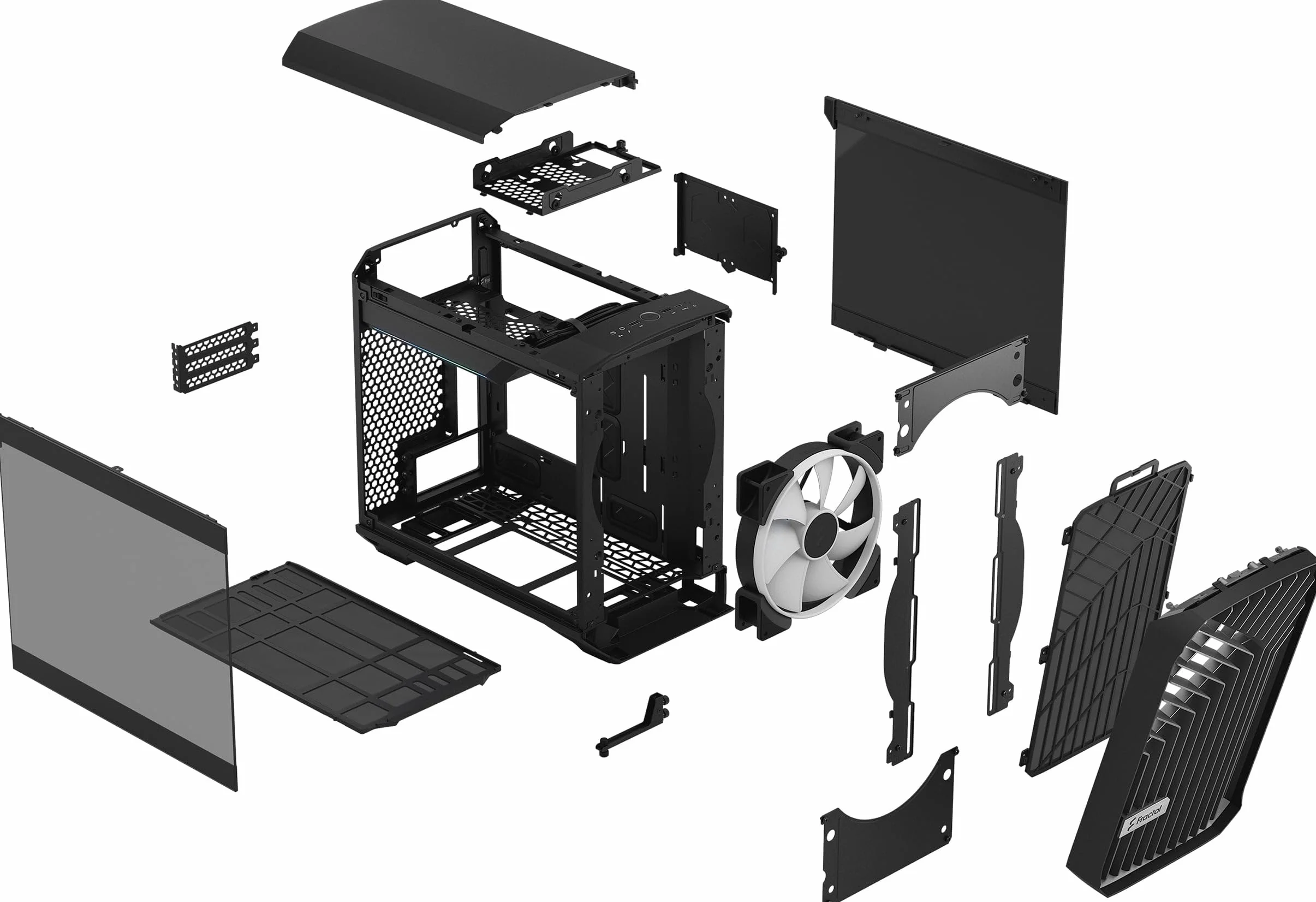 Fractal Design Torrent Nano Micro Tower Noir