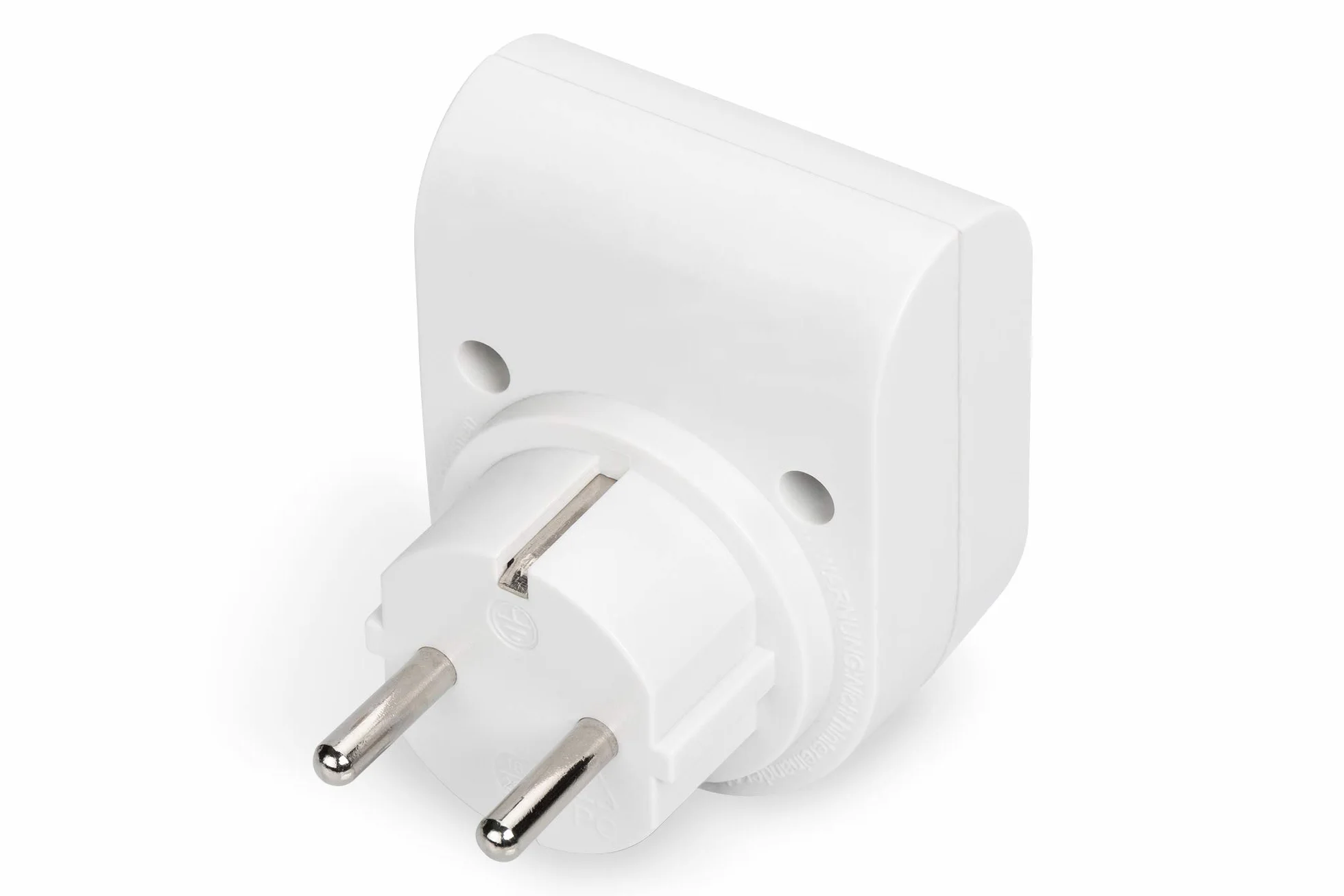 DIGITUS Adapter przeciwprzepięciowy - 16A / 230V / 50Hz - Max. 3.500W - Wskaźnik statusu LED - Prąd upływu Max. 13.500A