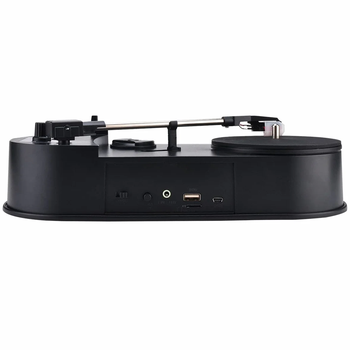 1 zestaw mini płyt winylowych gramofon bezpośredni obrót dysk U MP3 czarny mini fonograf