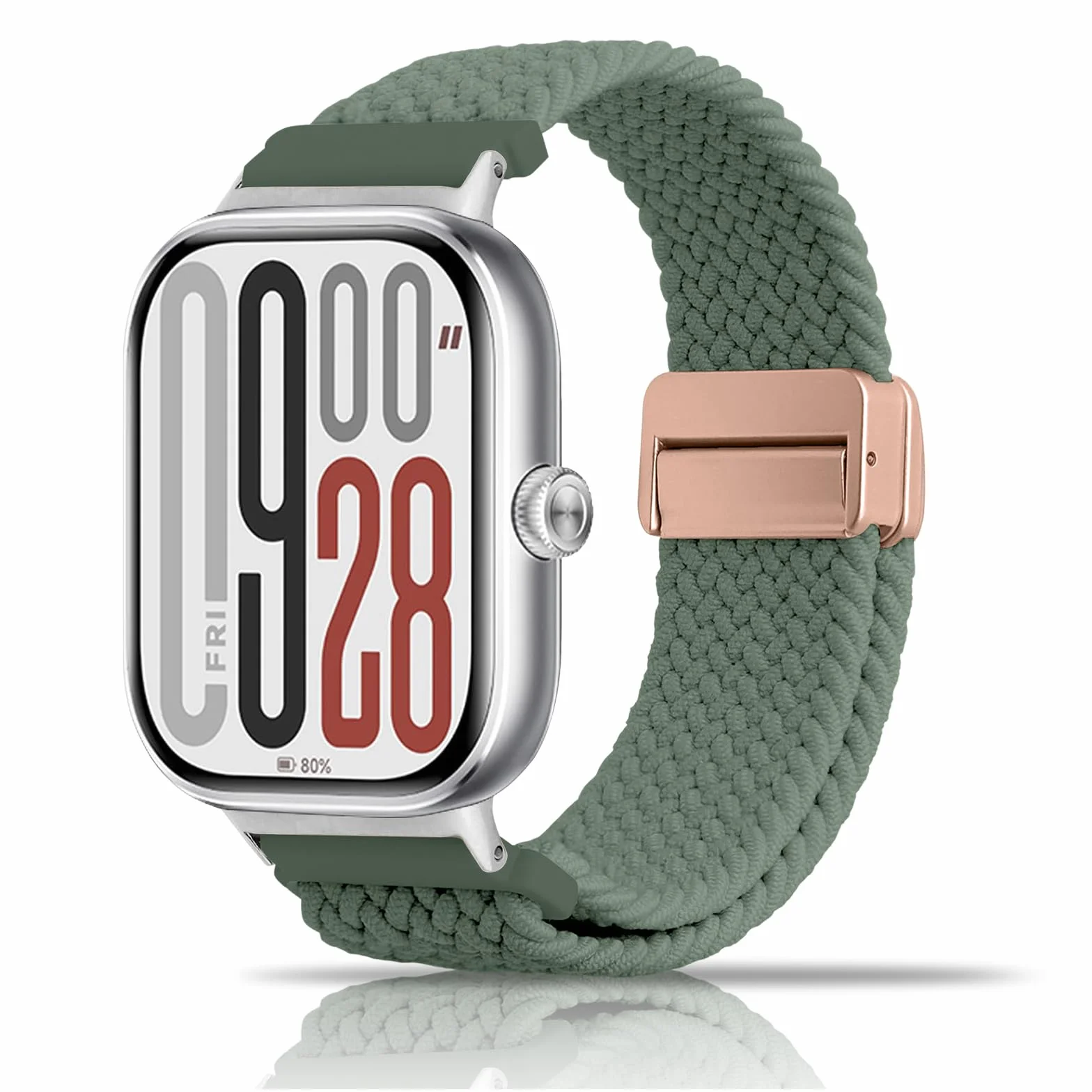 Chinbersky Nylonowy Pasek Kompatybilny z Xiaomi Smart Band 8 Pro 9 Pro Redmi Watch 5 4 Magnetyczny Sportowy dla Mężczyzn