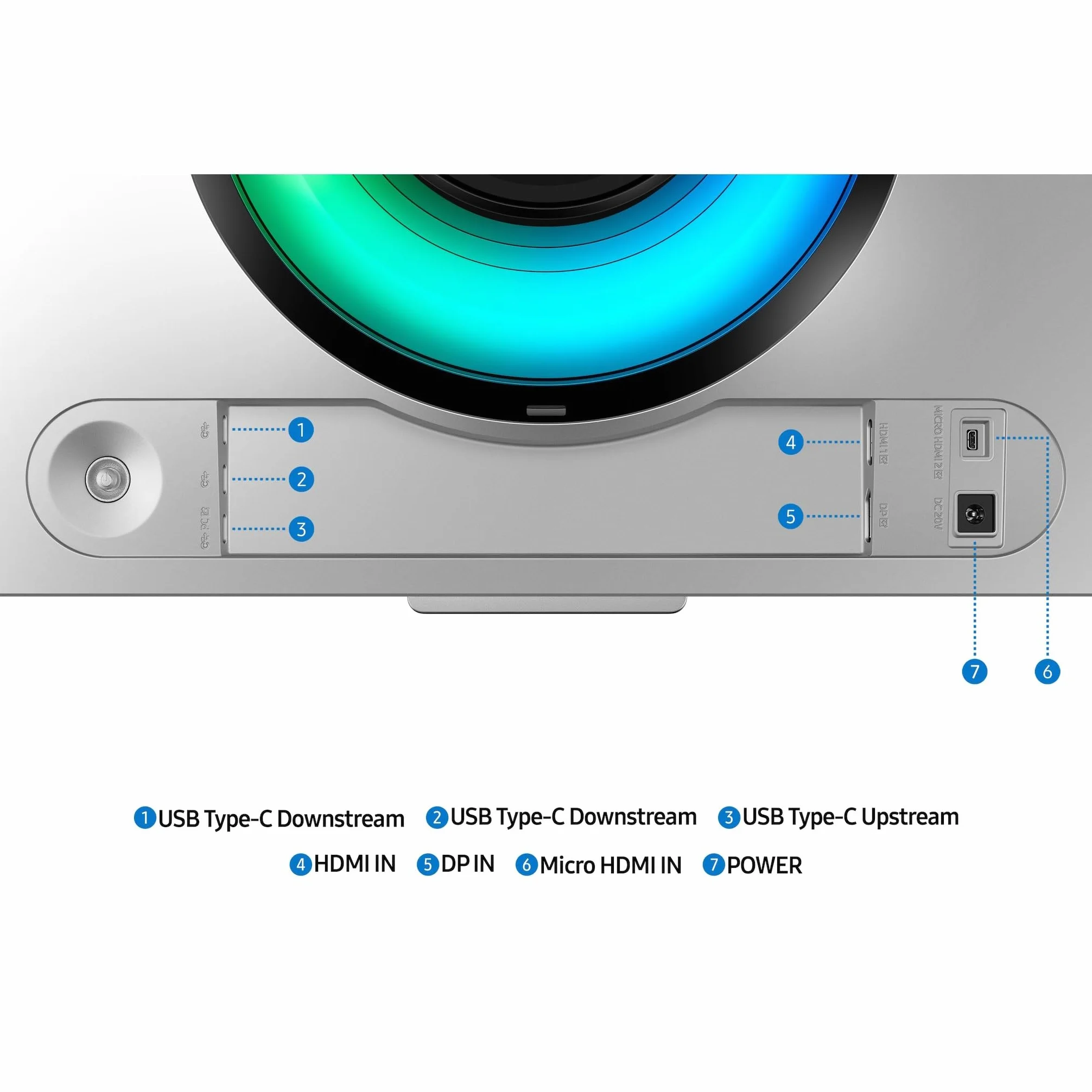 Samsung Odyssey Gaming Monitor OLED G9 DQHD (49")