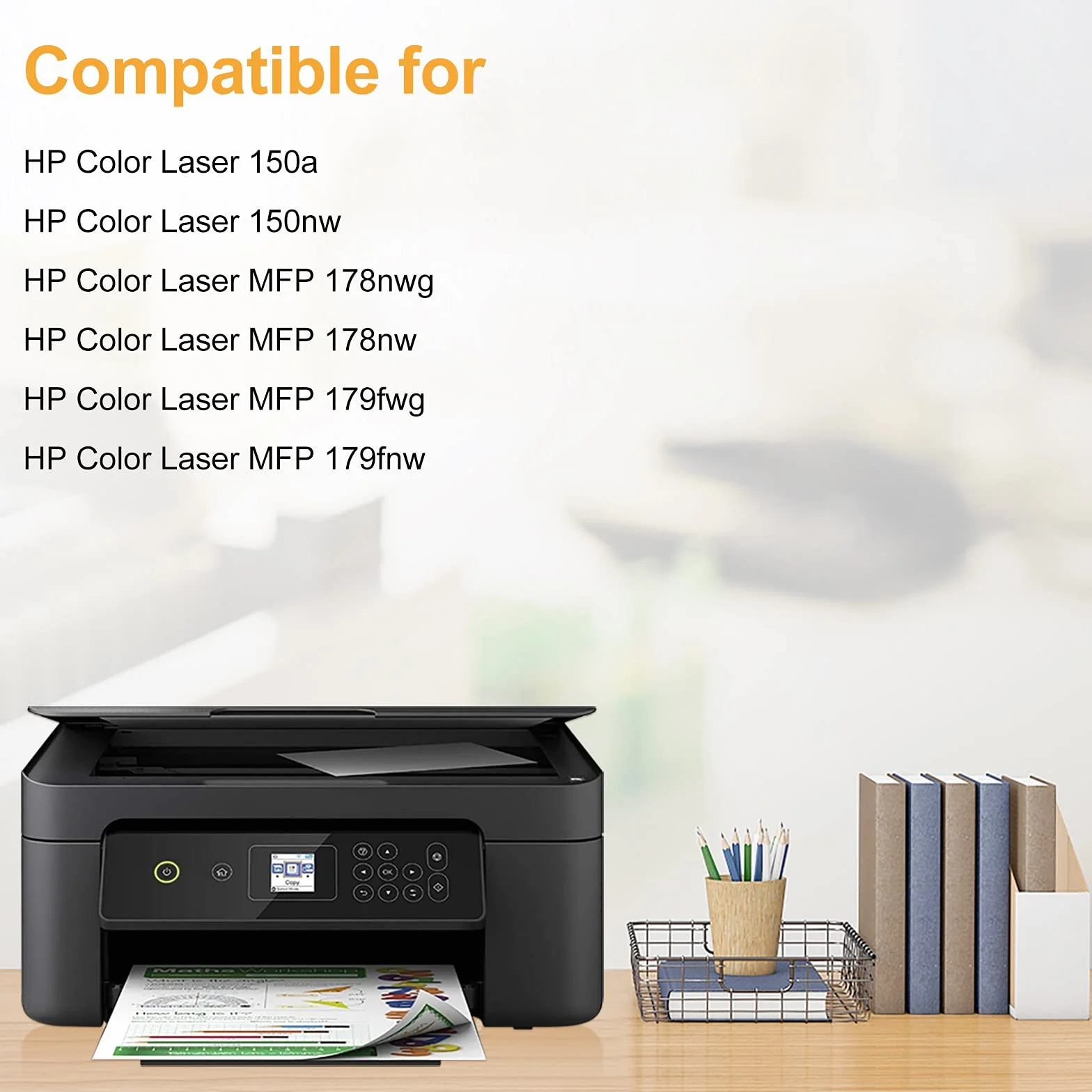 LeciRoba 117A do HP W2070A W2071A W2072A W2073A 117 A toner do drukarki HP Color Laser 150nw 150a MFP-MFP-179fnw MFP-179fwg MFP-178nwg MFP-178nw (1- czarny 1-cyan 1-magenta 1-żółty)