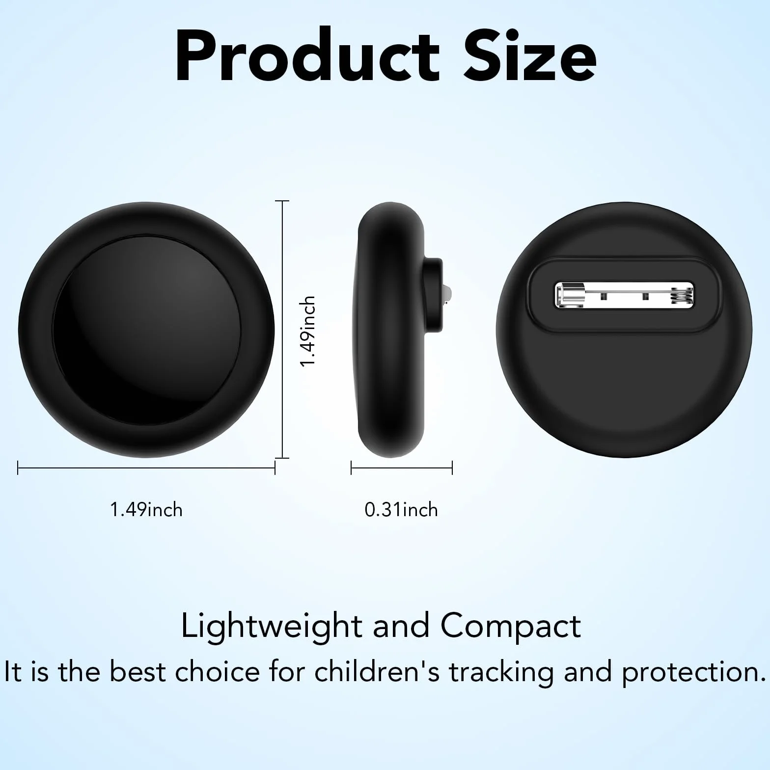SPGUARD Zestaw 4 wodoodpornych silikonowych etui ochronnych z agrafkami dla Apple dla dzieci