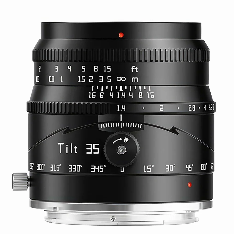 TTartisan 35 mm F1.4 APS-C Tilt obiektyw APS-C do Nikon, duża przysłona i ręczne ustawianie ostrości, kompatybilny z aparatami Nikon Z-Mount Z50, Z50I. Zfc, Z30 itd.