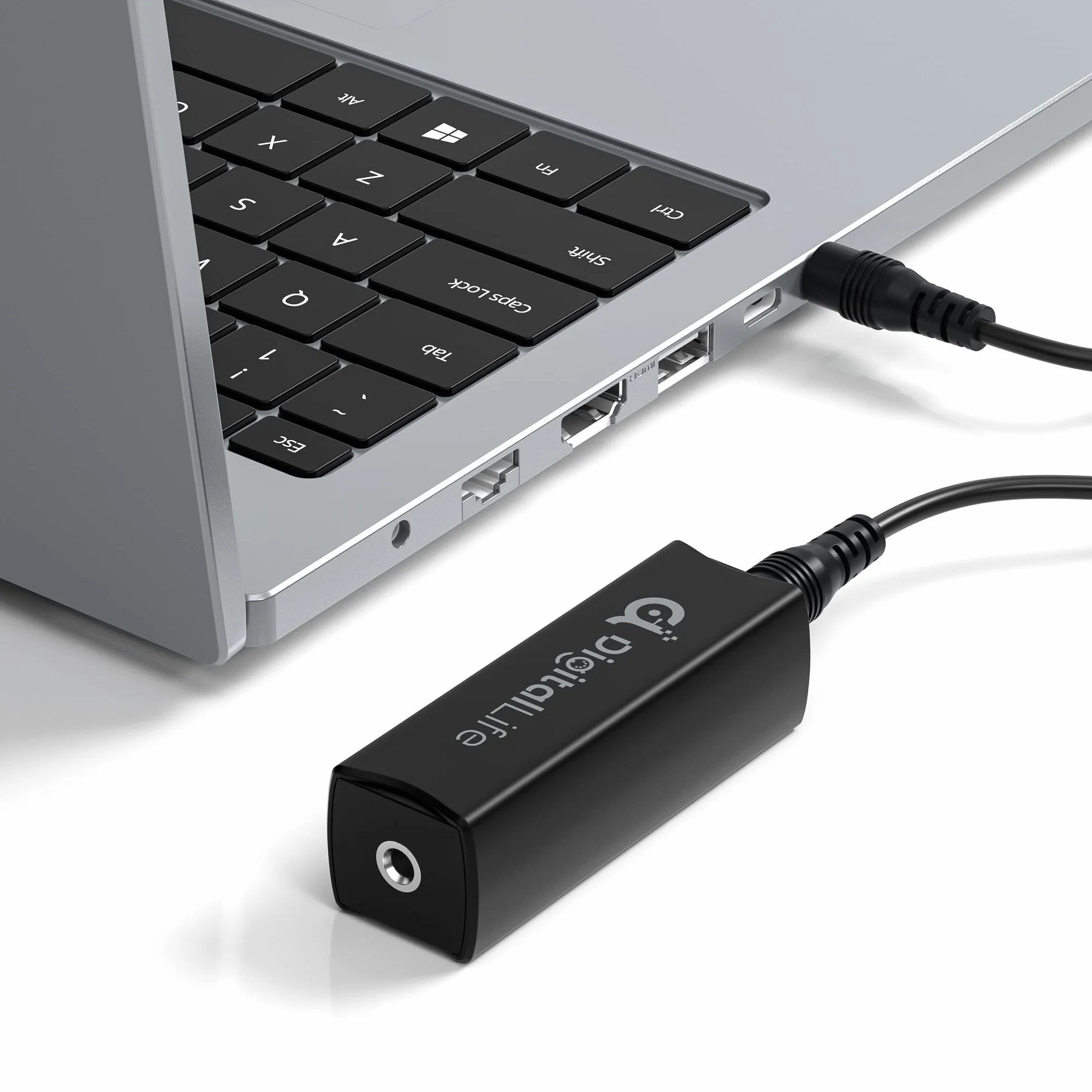 DigitalLife Ground Loop Noise Isolator - 3.5mm TRS Hum Eliminator