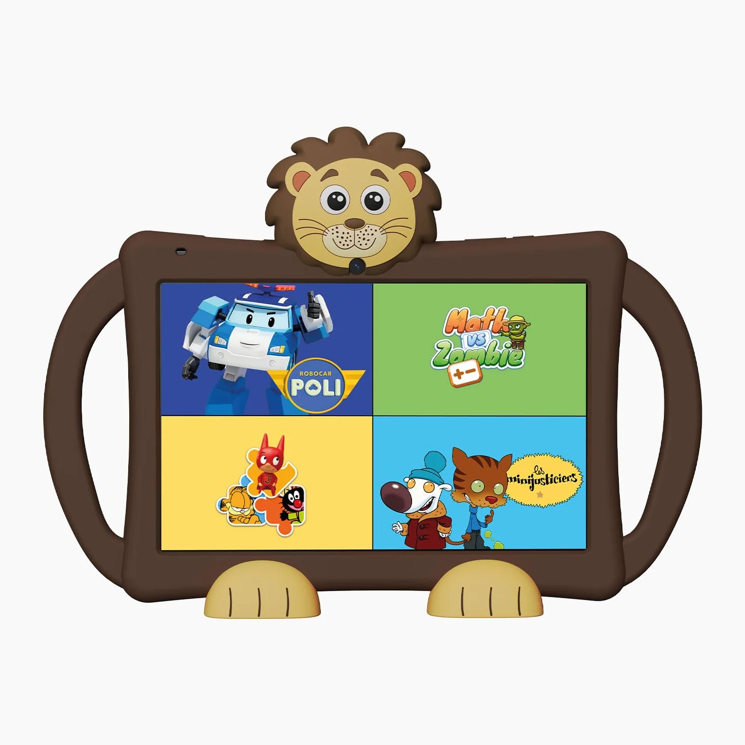 Logikids Star - Tablet dziecięcy - 10,1" - 3-8 lat - Android 15 - WiFi 6-4 GB RAM - 64 GB + 256 GB - Edukacyjny i zabawny z silikonowym etui - Kontrola rodzicielska - Kidjo 6 miesięcy w zestawie