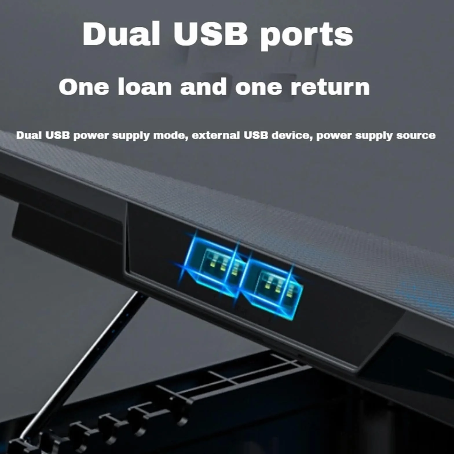 Podkładka chłodząca pod laptopa N15 Gaming Laptop Cooler 15 Wentylator Regulowana prędkość wiatru Regulacja wysokości Podkładka chłodząca do laptopa Podstawka pod laptopa(N15RGB)