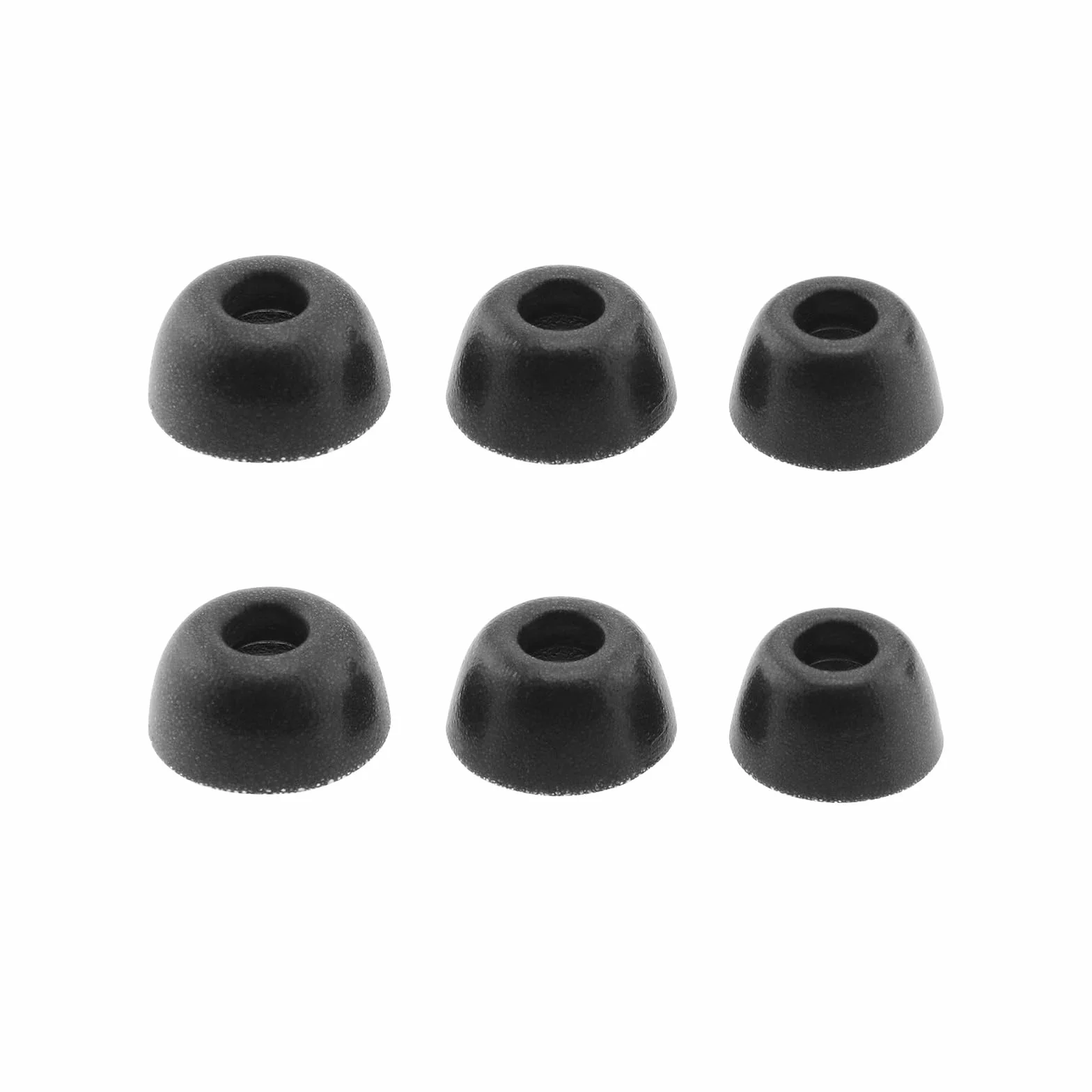 3 pary końcówek dousznych z pianki z pamięcią kształtu, zestaw zawiera duże średnie małe rozmiary kompatybilne z Goo-gle Pixel Buds Pro czarne