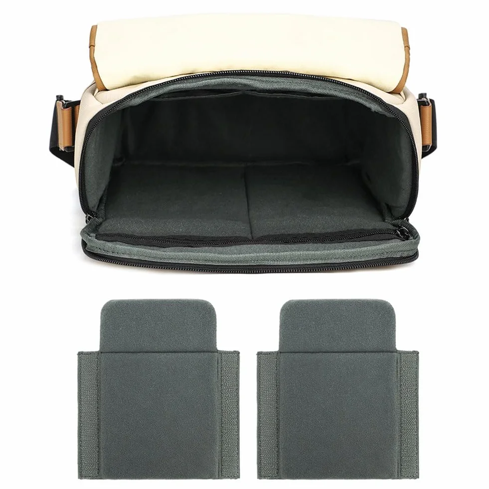 Torba na ramię aparatu w kontrastowym kolorze, torba fotograficzna outdoorowa na co dzień torba crossbody DSLR Mała torba na aparat