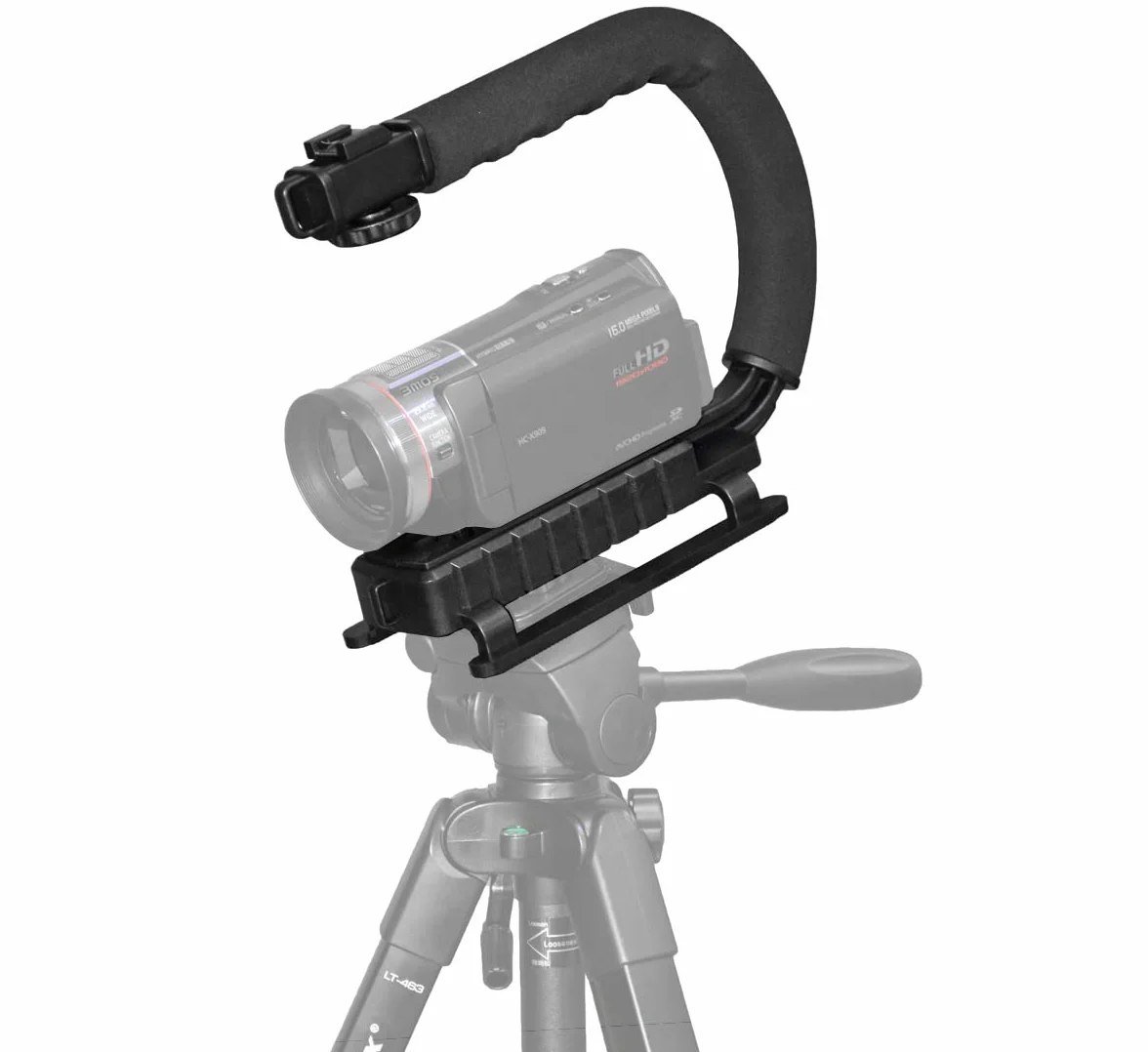 Khalia-Foto ayex Action Grip stabilizator wideo do kamkorderów i lustrzanek cyfrowych – statyw dla spokojnych nagrań wideo