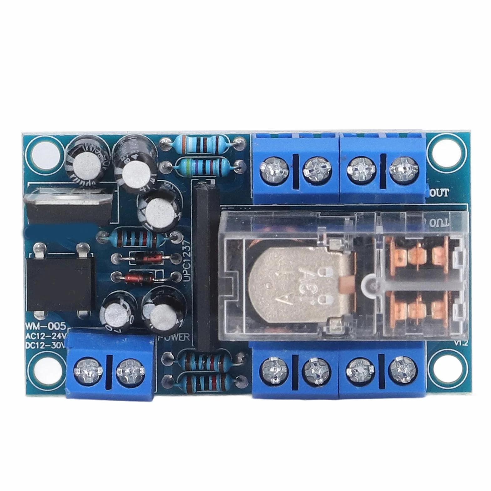 Opóźnienie Płyty Ochrony Głośników, AC DC 12V-24V Płyta Ochrony Opóźnienia, PCB Uruchamiania, kanał 2.0