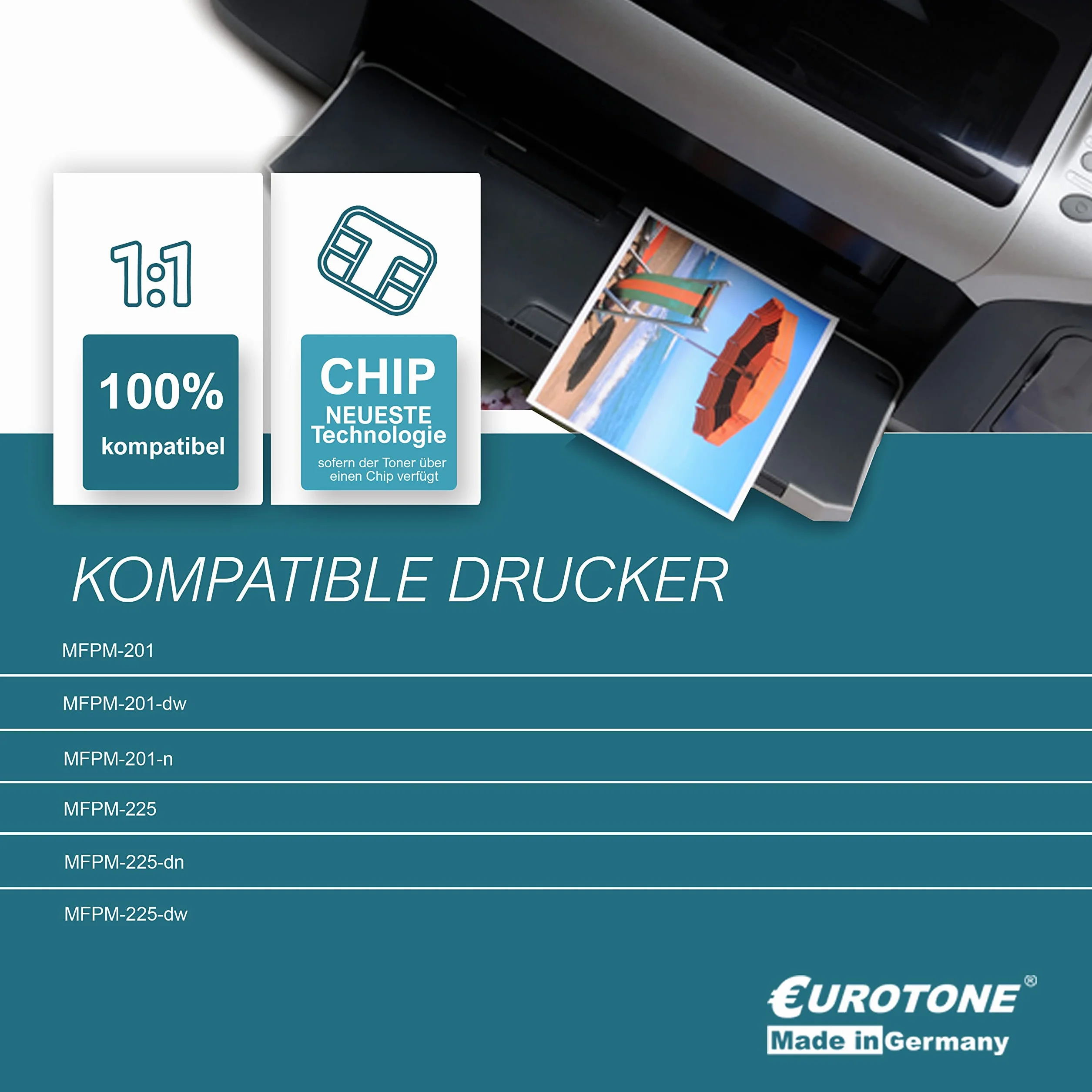 Eurotone Toner 3X toner kompatybilny jako zamiennik do HP Laserjet Pro MFP M125 M126 M127 M128 M201 M225 M226 zastępuje CF283A 83A