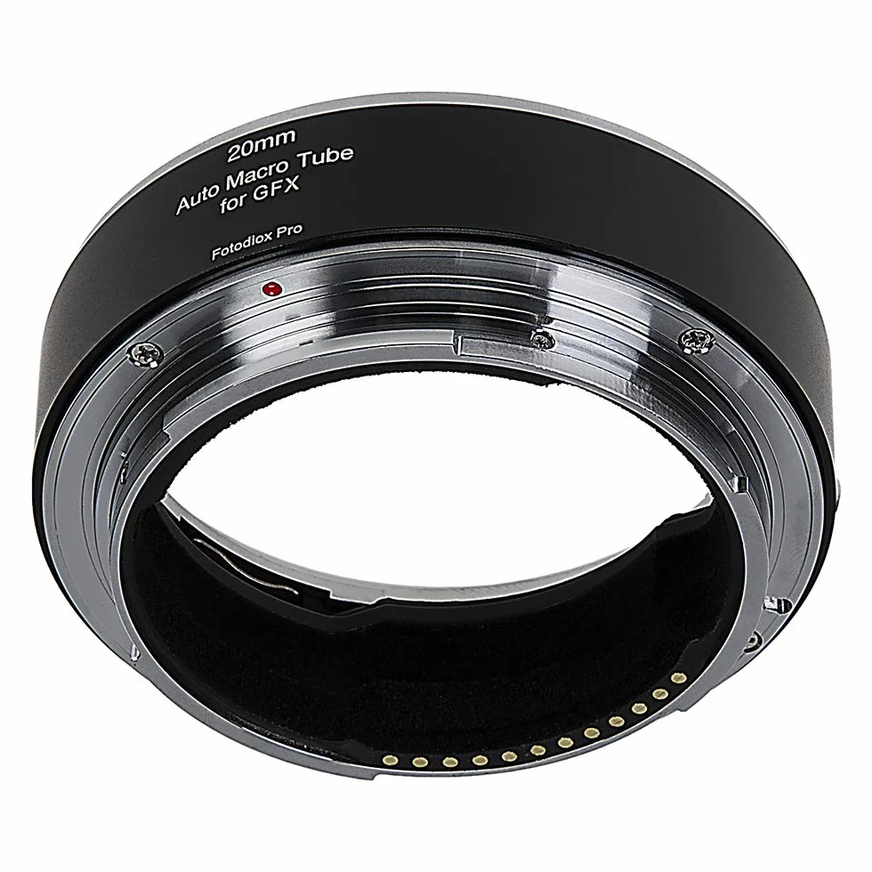 Fotodiox Pro automatyczna rura przedłużająca makro, sekcja 20 mm, kompatybilna z aparatami Fujifilm GFX G-Mount do ekstremalnego fotografowania z bliska