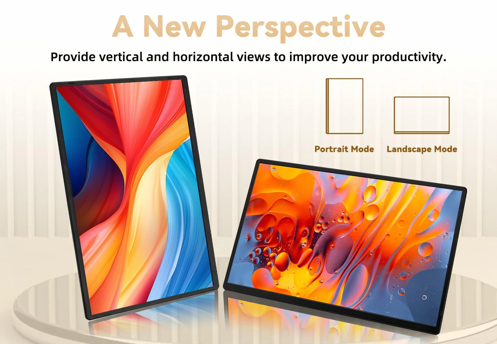 LOSC Przenośny monitor do laptopa 40.6 cm - 1200P FHD przedłużacz ekranu laptopa 16:10 IPS ekran zewnętrzny wyświetlacz ze stojakiem monitor podróżny do komputera Mac Phone konsola do gier