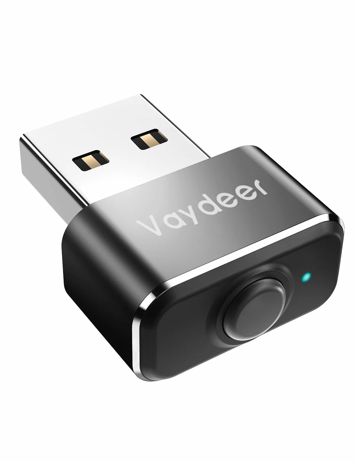 Vaydeer Mini Mouse Jiggler USB Mouse Mover z przełącznikiem wł./wył., bez sterowników, niewykrywalny, symuluje ruch myszy, Plug and Play, kolor czarny