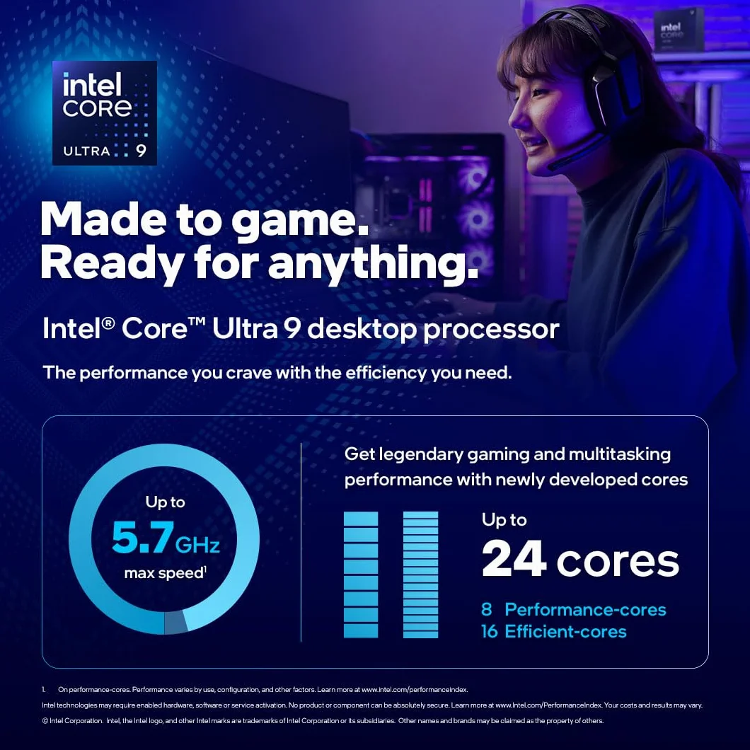 CPU Intel Core Ultra 9 285K / LGA1851 / Box 24 Cores / 24 Threads / 36M Cache / FC-LGA4
