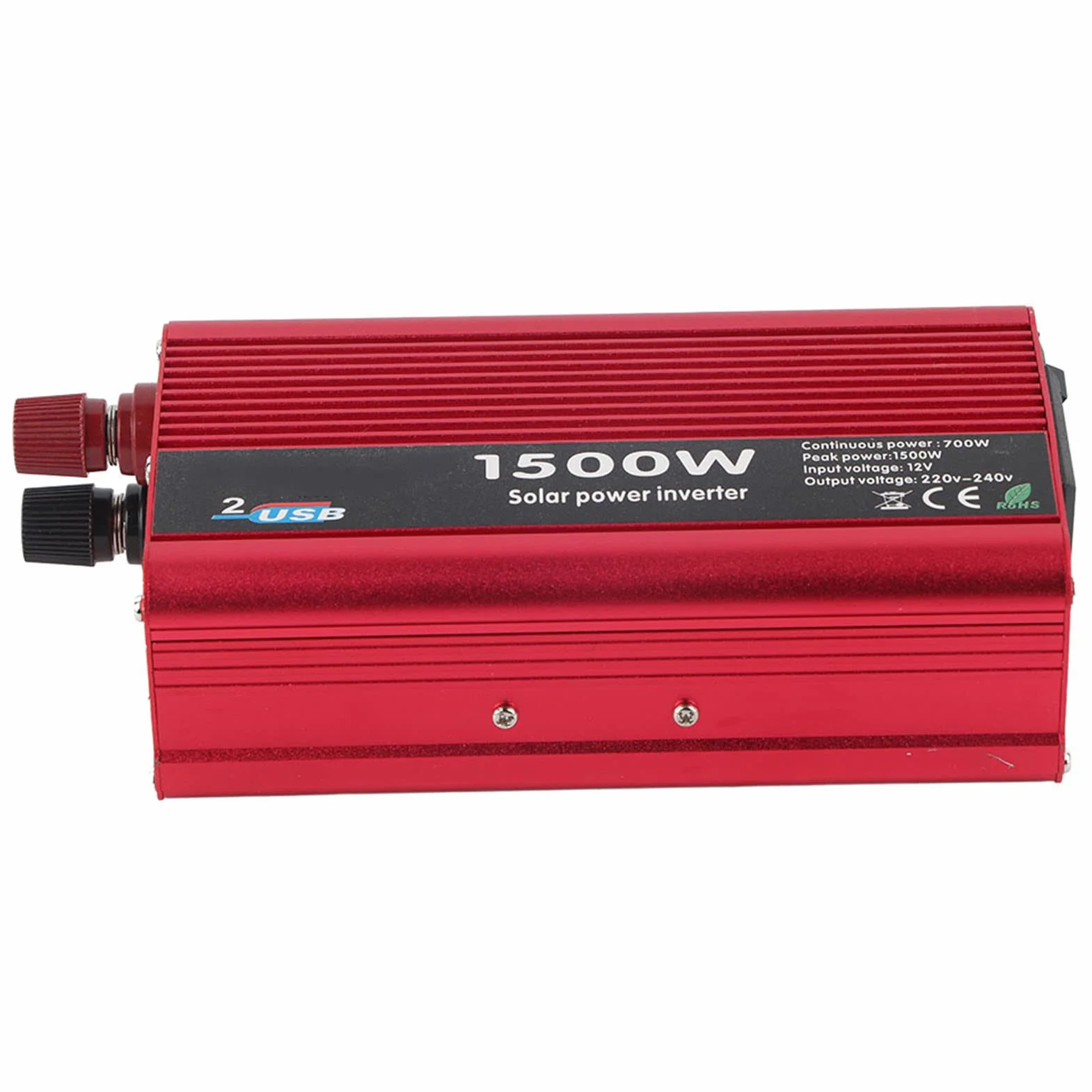 Pongnas Samochodowy 1500 W DC 12 V na AC 230 V z Podwójnym Adapterem USB — Idealny do Laptopów i Gadżetów