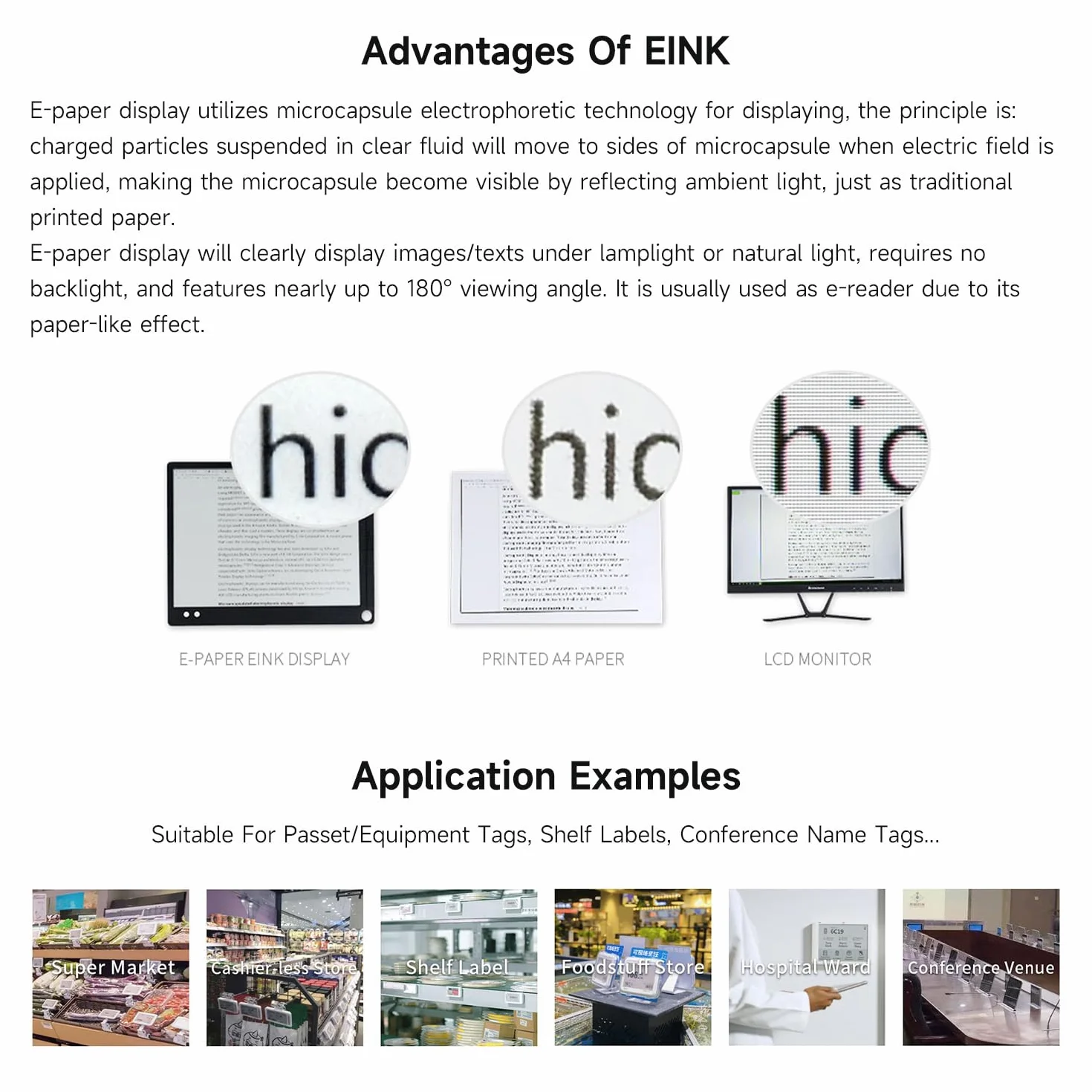 Waveshare 4inch e-Paper E6(Spectra 6) Full-Color Supports HAT+Standard e-Ink Screen Module 600 x 400 Pixels SPI Communication, Low Power Consumption, Wide Viewing Angle