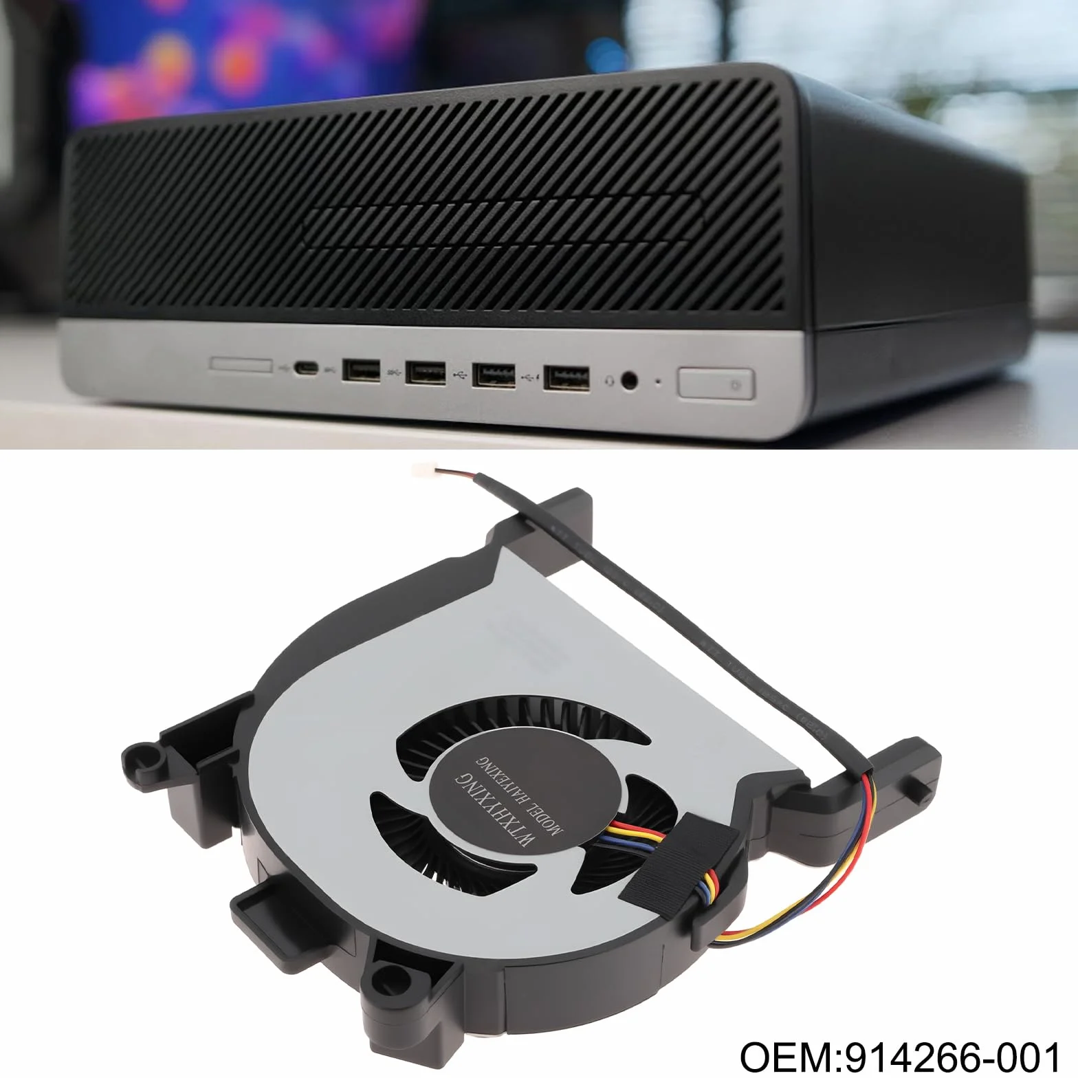 Wentylator procesora laptopa 914266-001 kompatybilny z HP Mini 600 G3 600 G4 400 G3 400 G4 800 G3 800 G4 G5