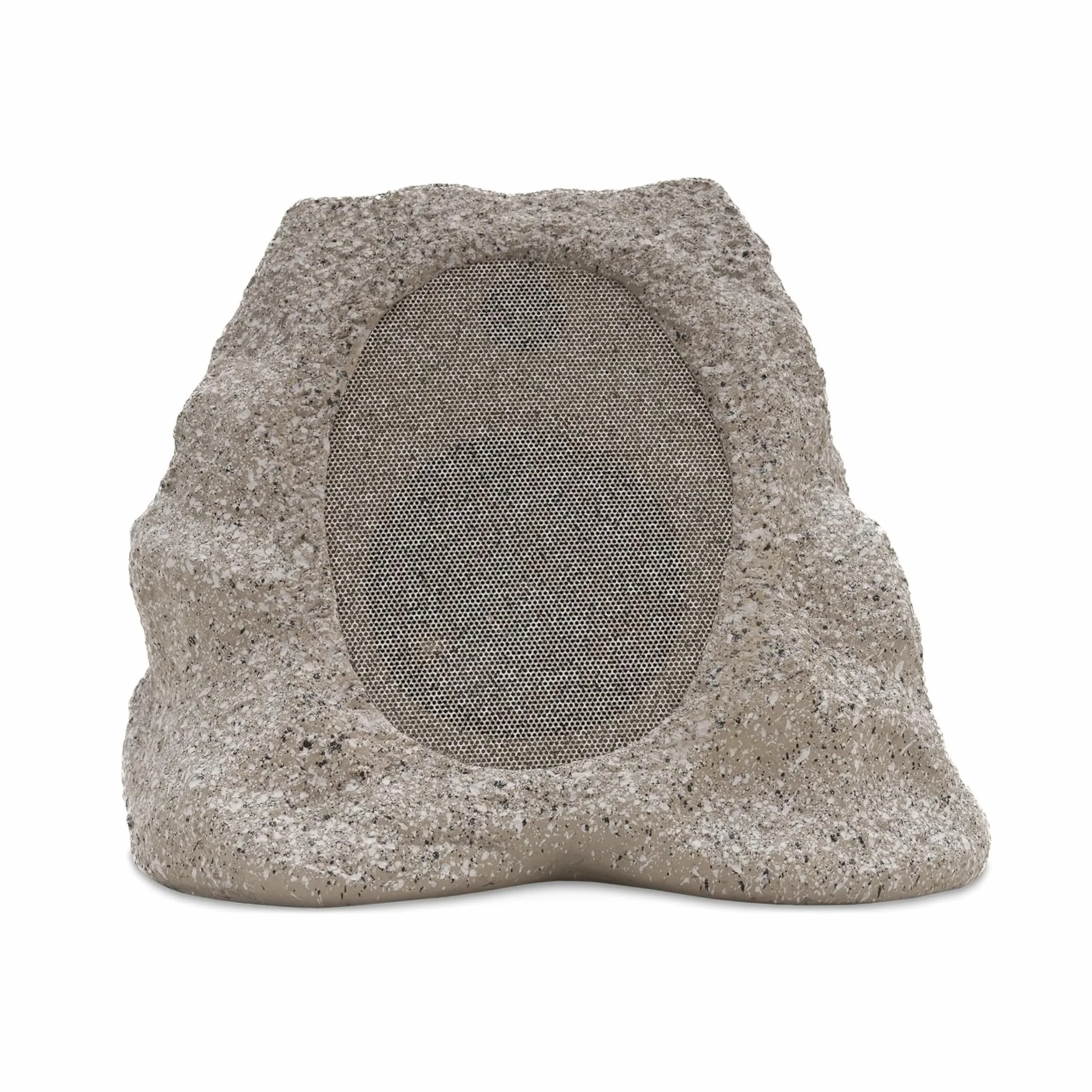 Victrola Rock Speaker Connect – bezprzewodowy głośnik zewnętrzny Bluetooth 5.3, 22 h pracy, ładowanie słoneczne, łączenie do 20 głośników, odporność IP65 (Kamień)