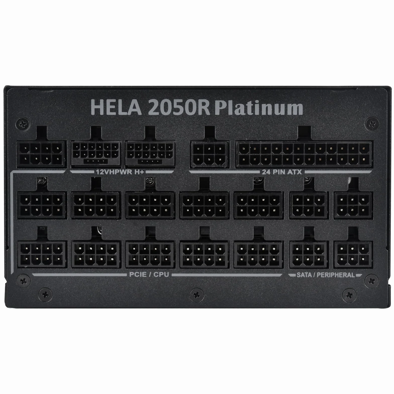 SilverStone Technology HELA 2050R Platinum-Cybenetics Platinum całkowicie modułowy zasilacz ATX, 2050 W, ATX 3.0 i PCIe 5,0, SST-HA2050R-PM