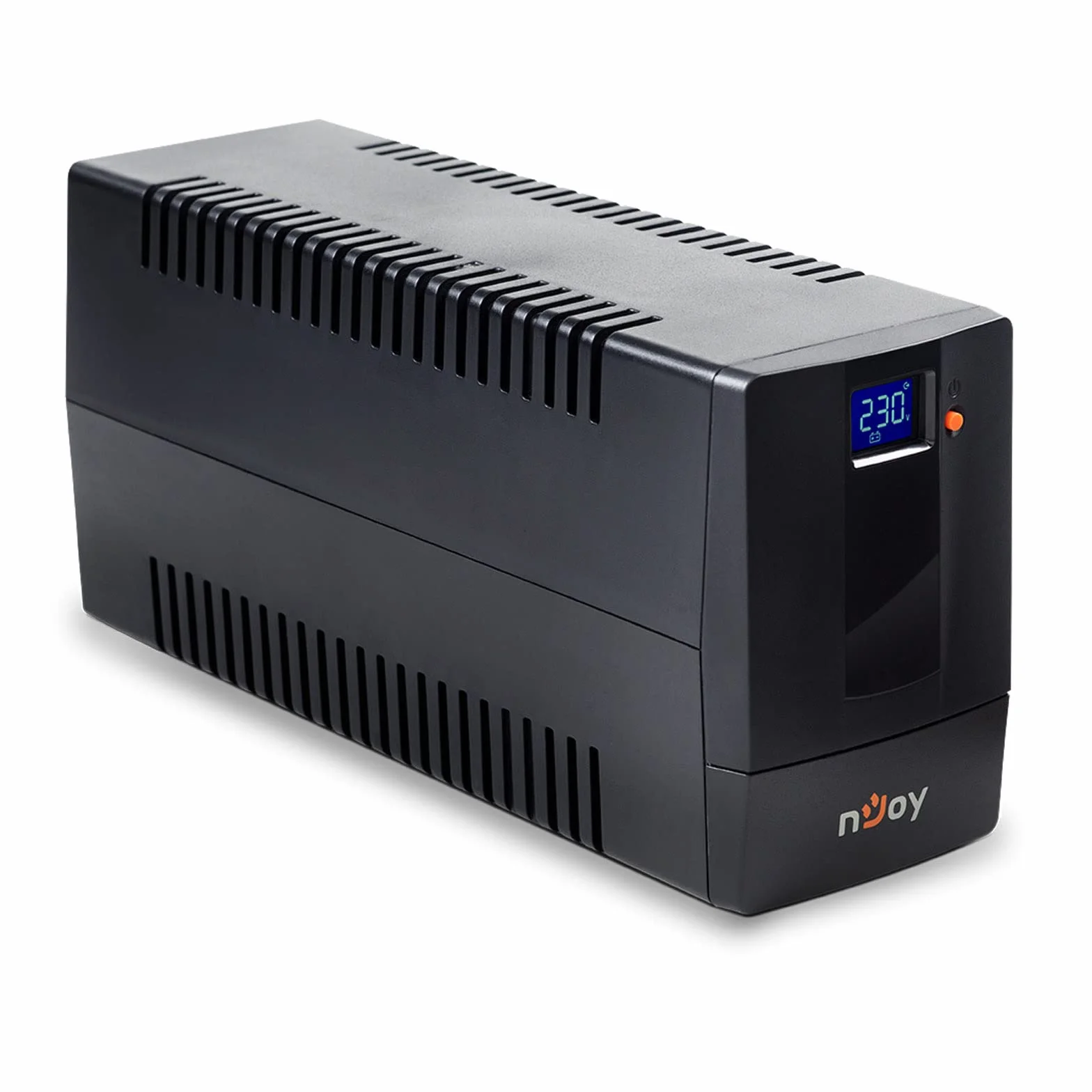 Njoy Horus Plus 800Va Line Interactive Ups 480 W LCD Touch Screen Avr 2 Schuko 1 Rj45 / Rj11 In/Out USB 1 akumulator 12 V 9 Ah