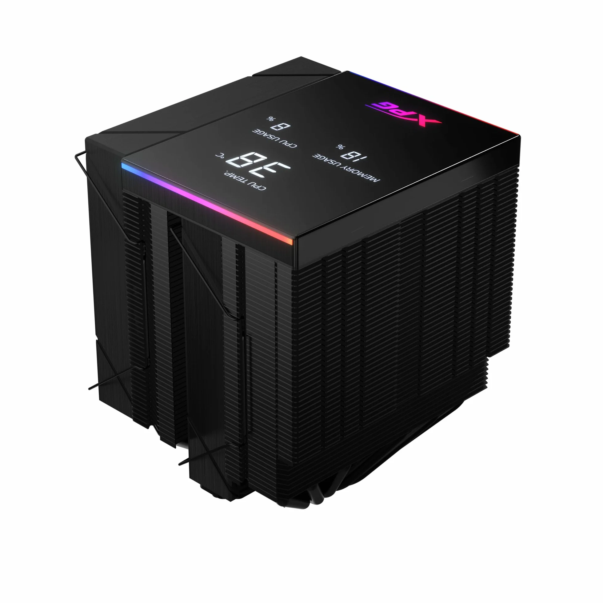 Wentylator XPG MAESTRO PLUS 62DA (120 mm ARGB Fan) czarny - chłodzenie powietrza CPU, 250 W TDP