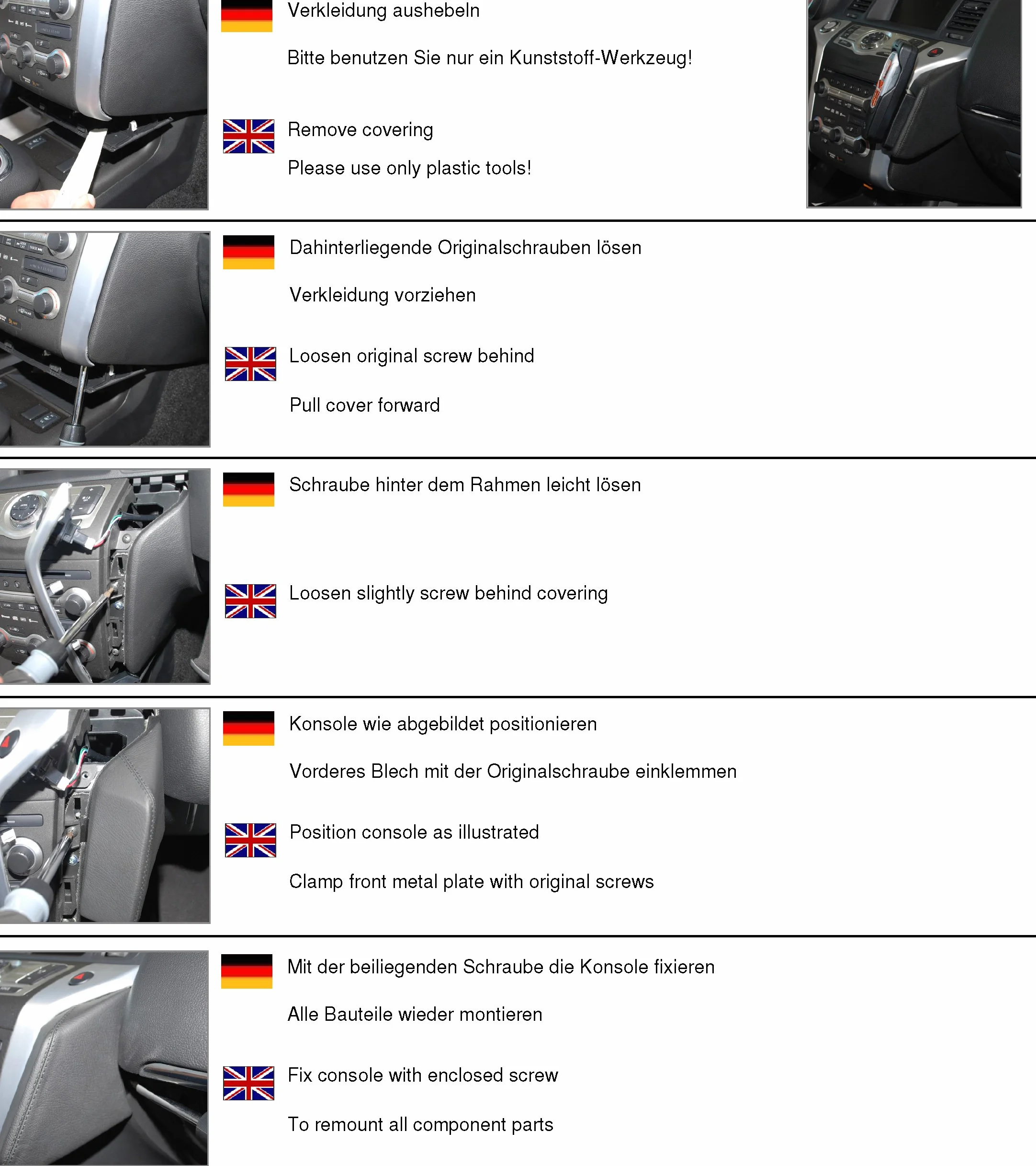 KUDA Uchwyt na telefon komórkowy pasujący do Nissan Murano od 2009 roku - konsola telefoniczna do smartfonów, telefonów komórkowych, nawigacji i innych – konsola ze sztucznej skóry, czarna, 081825