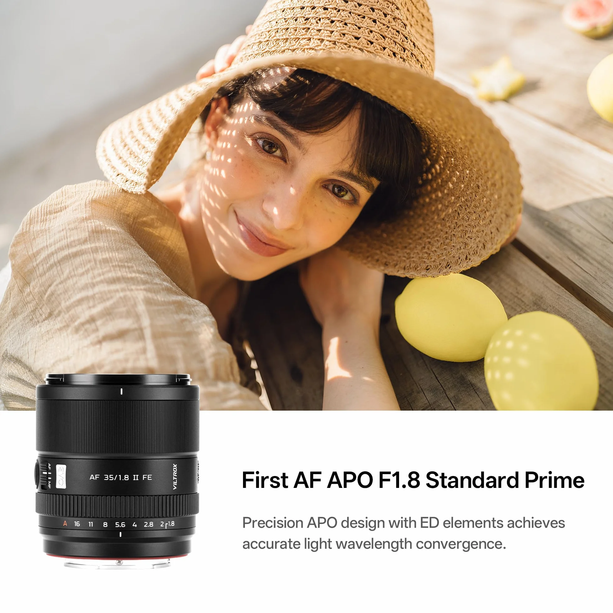 VILTROX 35 mm F1.8 f/1.8 II FE Pełnoklatkowy duży otwór szerokokątny obiektyw autofokusa kompatybilny z aparatami bezlusterkowymi Sony E-Mount Alpha a7 a7II a7III a7R a7RII a7RIII a7RIV a7S a7SII a9