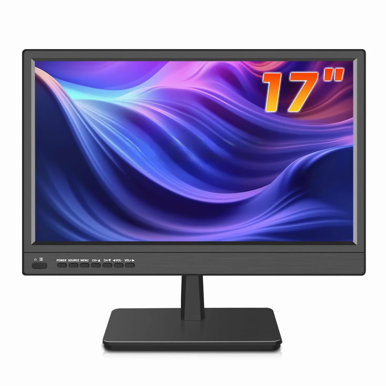 KCR 17-calowy monitor LED FHD 1920 * 1080 | Wejście HDMI VGA, wbudowane głośniki, częstotliwość odświeżania 75 Hz, czas reakcji 5 ms
