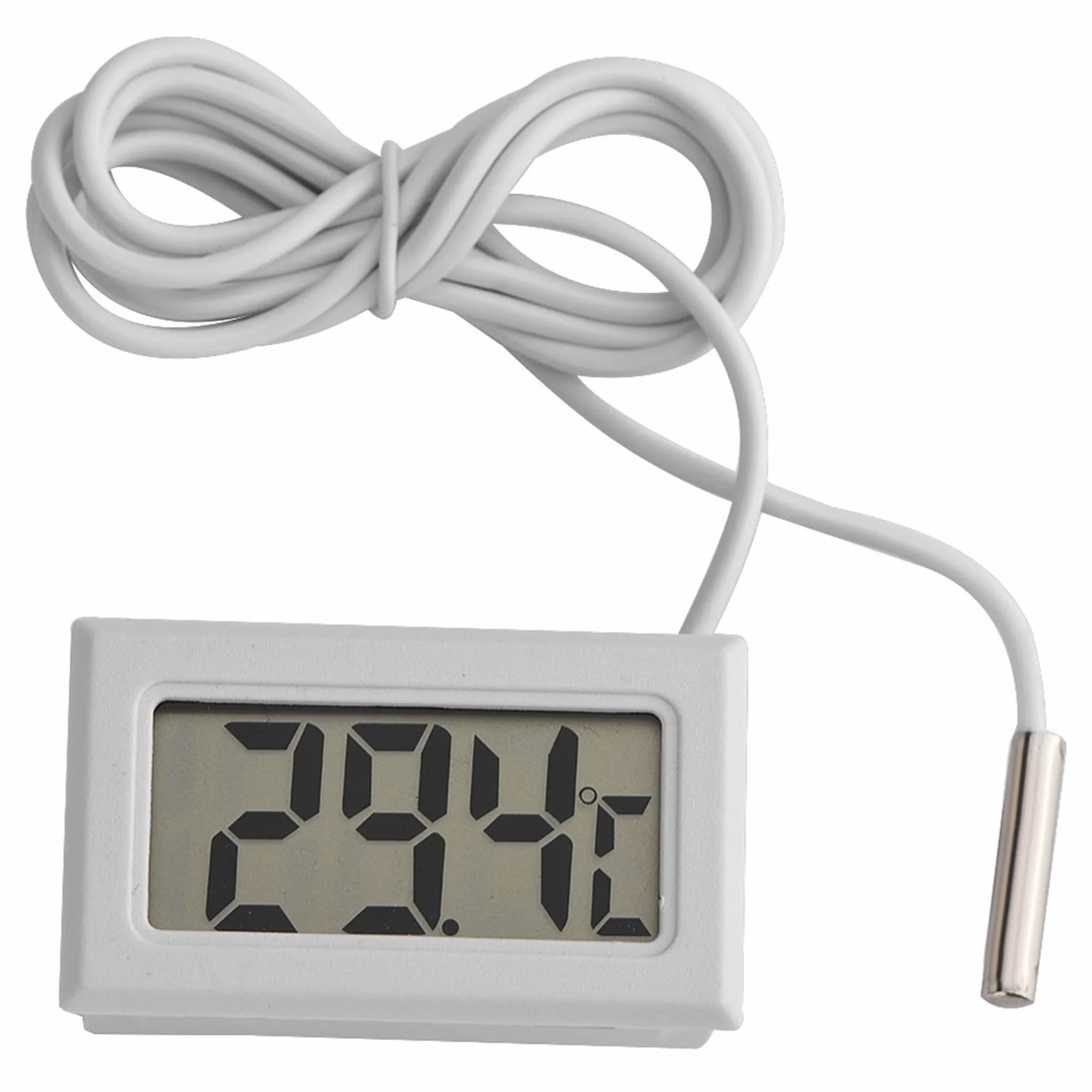Nano Silver do Basenu Termometr do Kąpieli Mini Wyświetlacz Led Cyfrowy Miernik Temperatury Naczynia Czujnik Sondy Cyfrowy Termometr Lcd