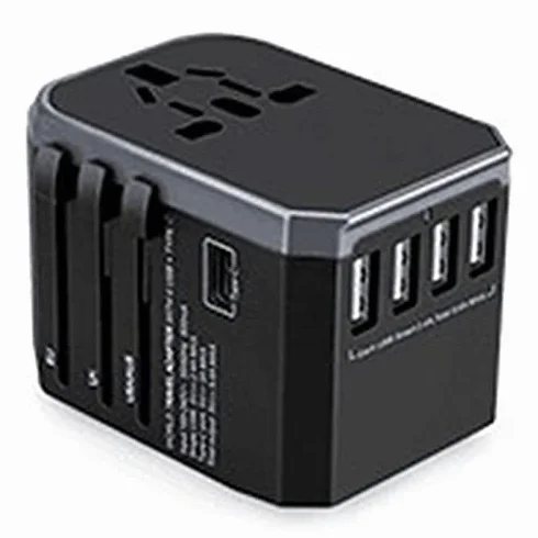 Uniwersalny zasilacz na całym świecie PD 18 W. International Universal Travel Adapter 4 Porty Ładowarka USB Wall Elektryczne Wtyczki Sockets Converter UE AMERYKAŃSKA BRYTA AU Wtyczka Wtyczka podróżna