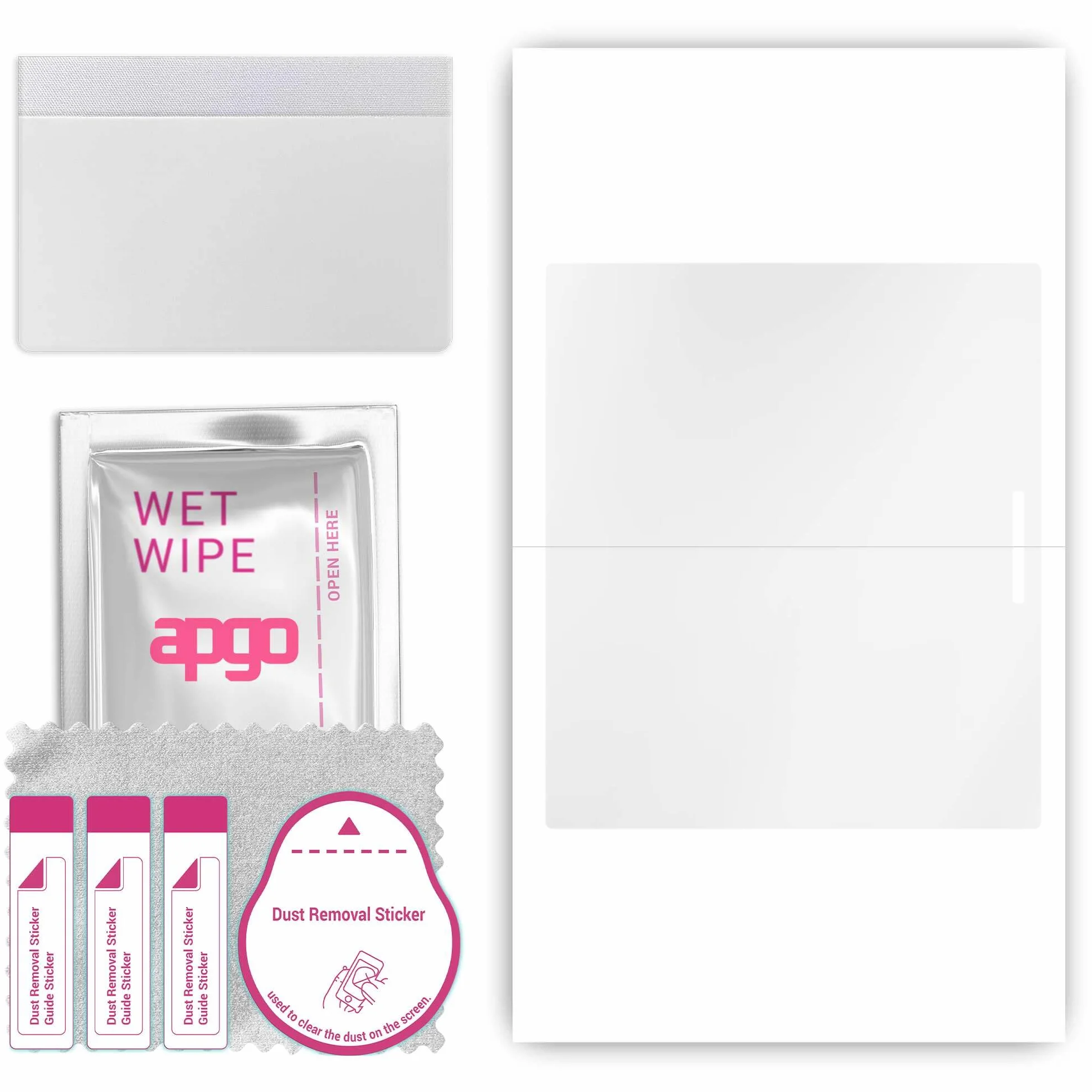 apgo Hydrogel Screen Protector dla ONYX Boox Go Color 7, folia hydrożelowa, z warstwą pozycjonującą, łatwa instalacja