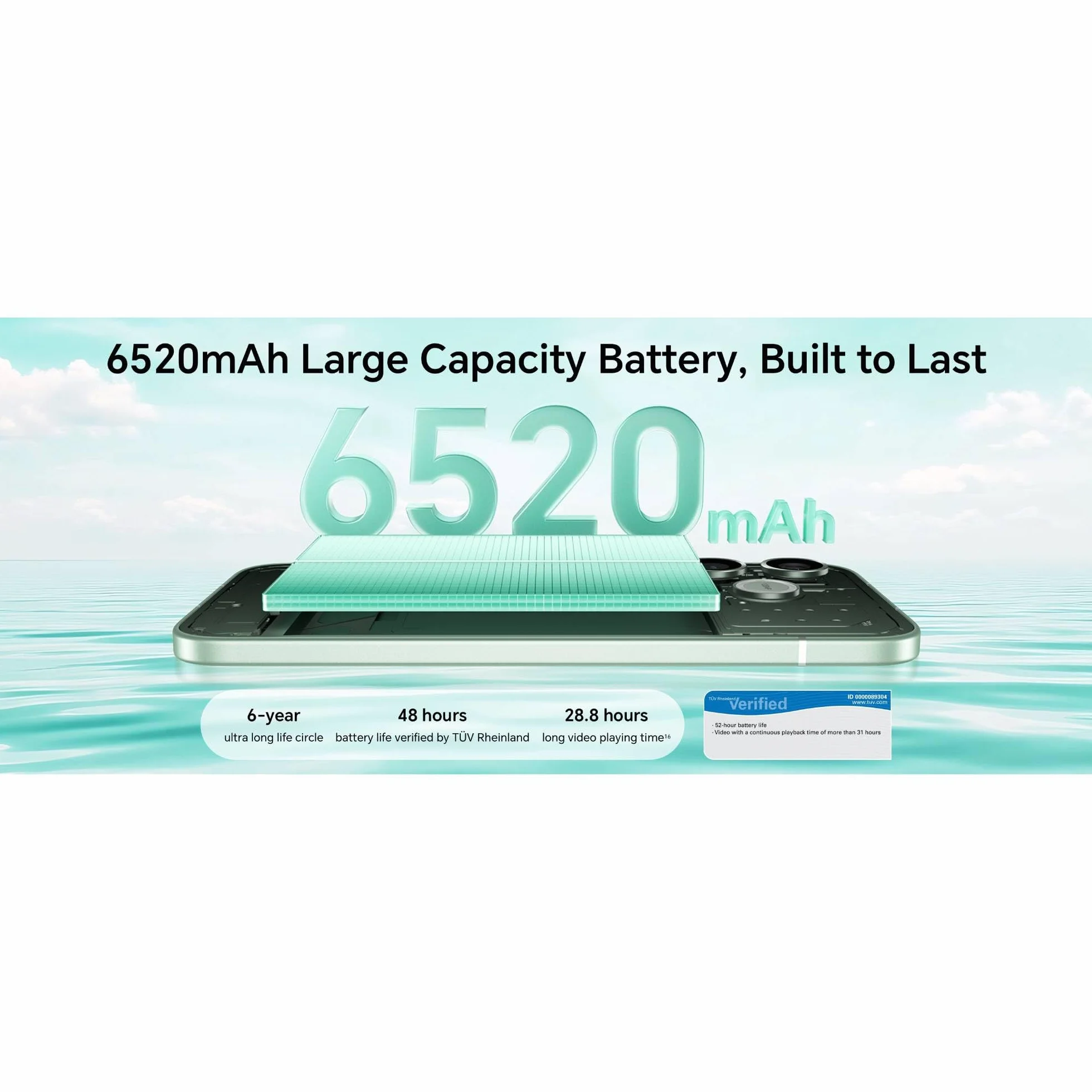 HONOR Zielona | Wyświetlacz 6,60" AMOLED 120 Hz, Dimensity 7100 Elite, akumulator 6520 mAh, 45 W SuperCharge, aparat przedni 16 MP, IP66