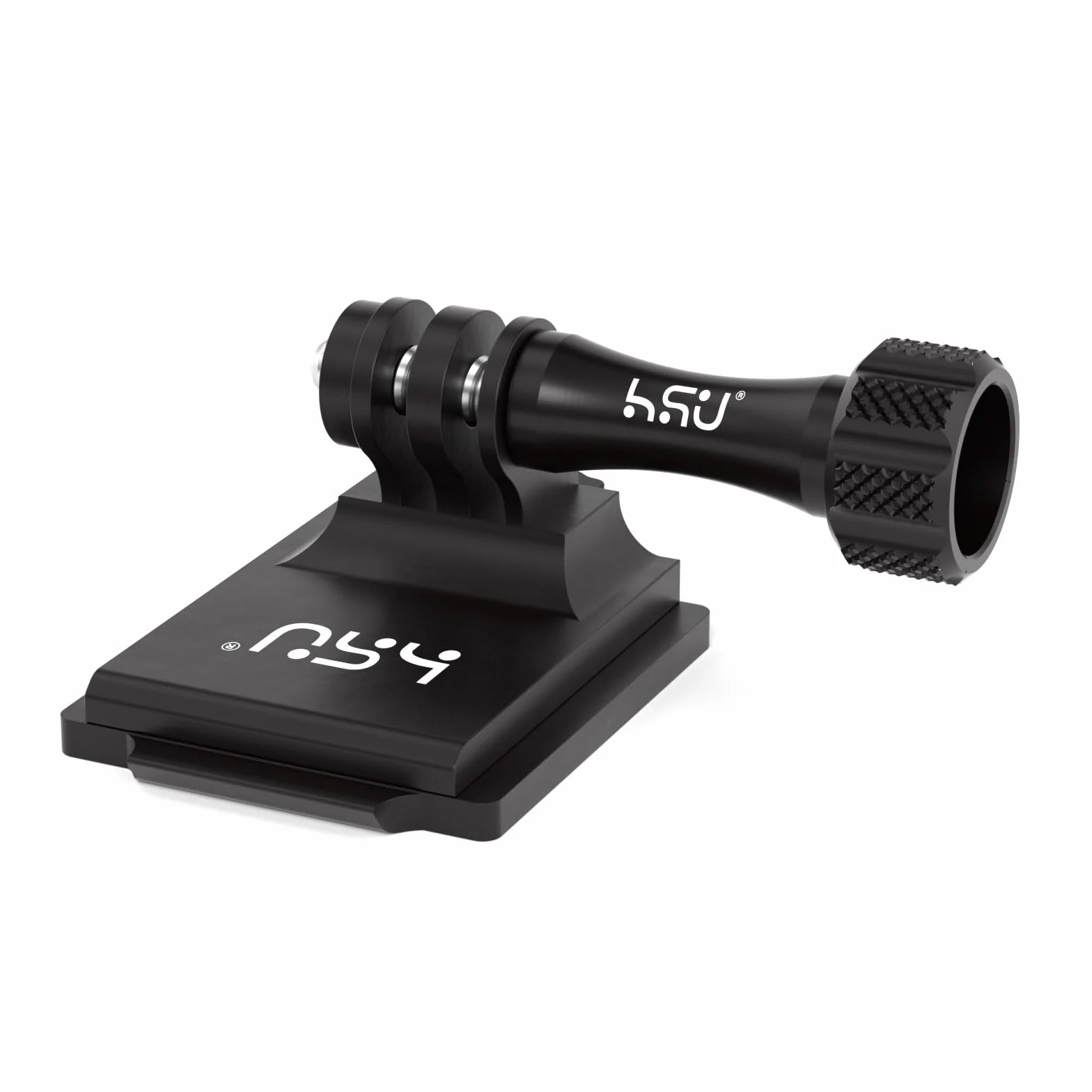 HSU Adapter aluminiowy do kasku NVG kompatybilny z GoPro Hero 13/12/11/10/9/8/7/(2018)/6/5/4 Czarny, DJI Osmo Action i większością kamer akcji