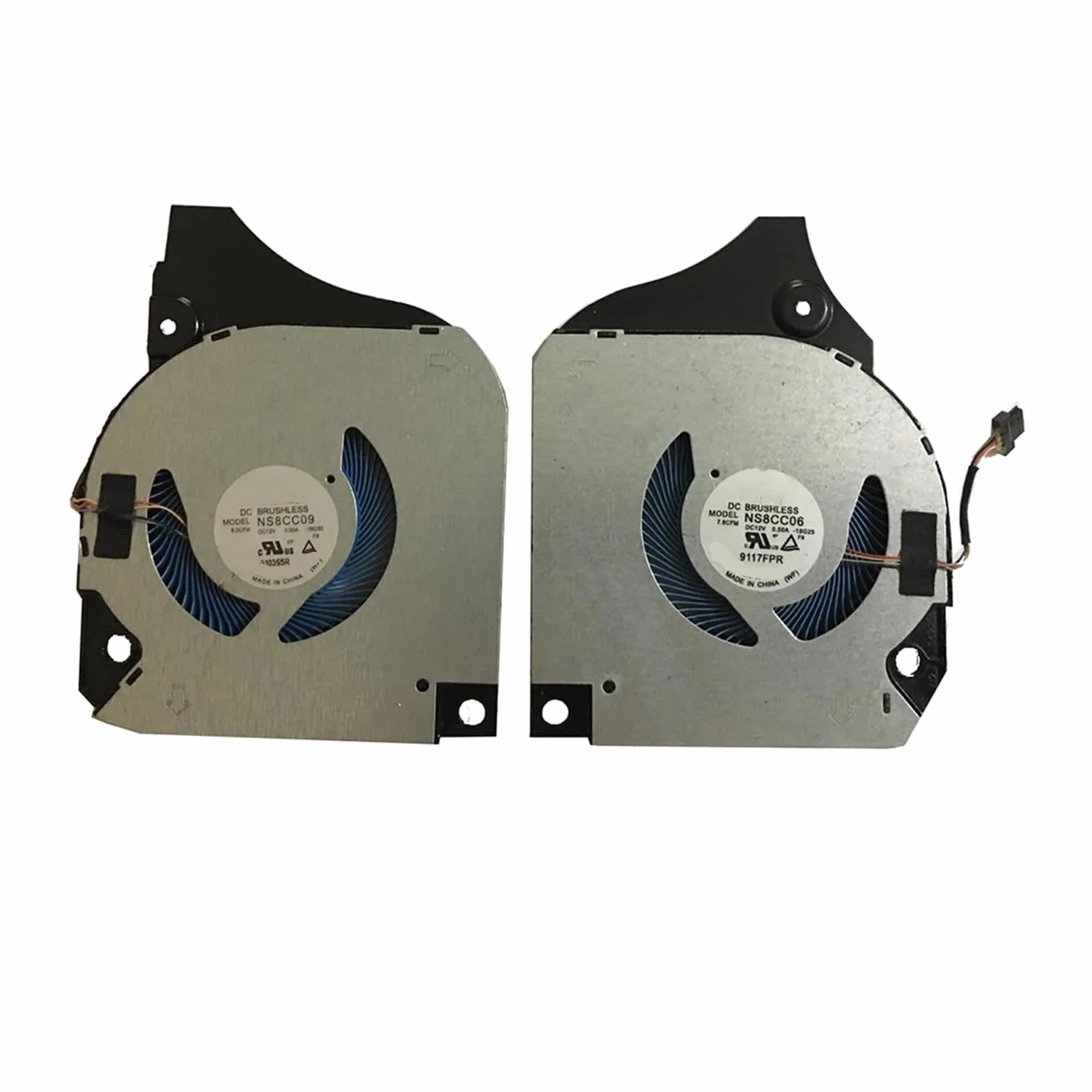 Nowy wentylator procesora i GPU kompatybilny z G7 7790 G5 5590 DC12V NS8CC09-18G25 NS8CC06-18G30 niebieski 4 Wireleaves(CUP FAN)