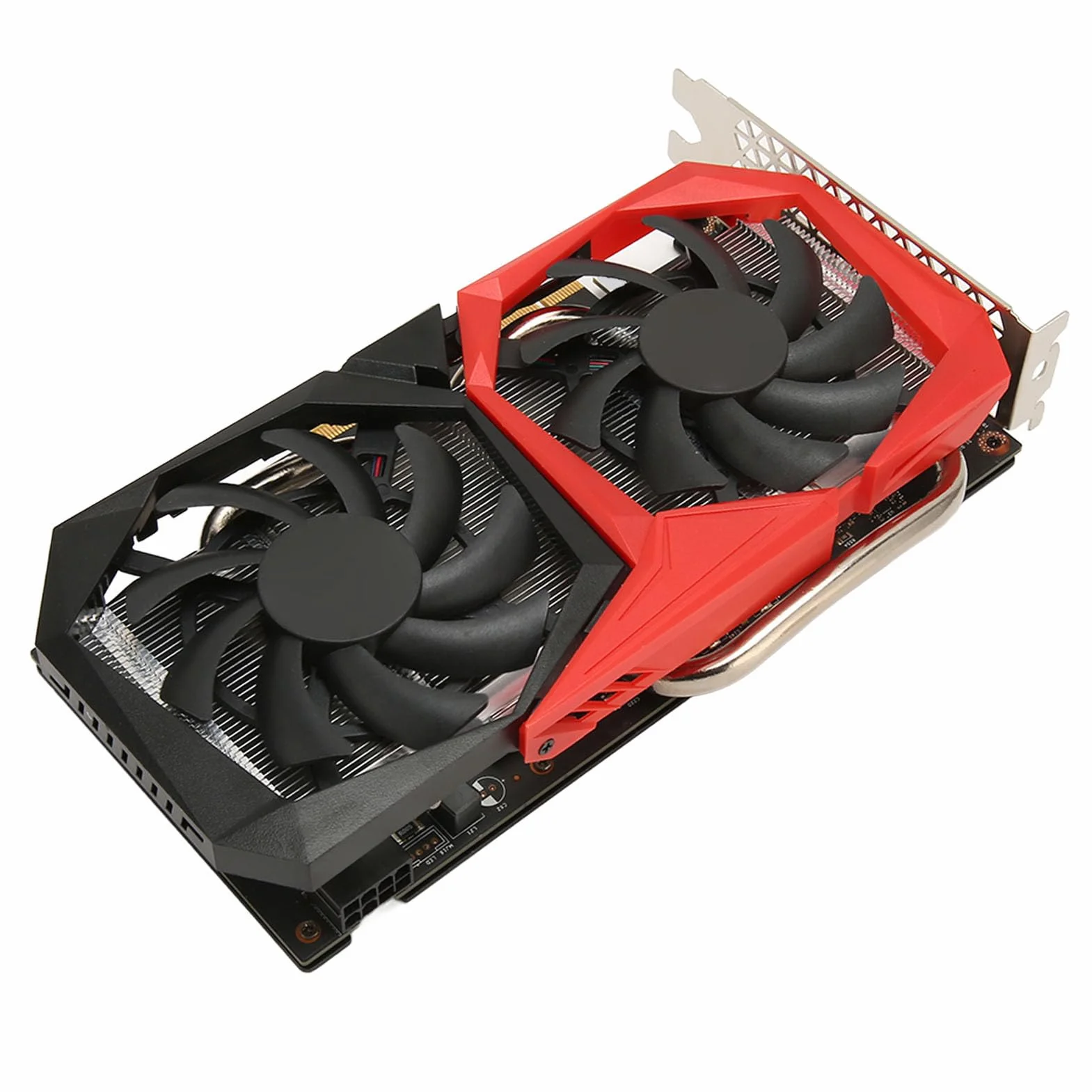 Karta Graficzna do Gier RTX 2060 6 GB, Karta Graficzna GDDR6 192-bitowa PCIE 3.0X16 Karta Graficzna do Gier Wideo z GPU Podwójne Wentylatory Zamrażające do Komputera Stacjonarnego