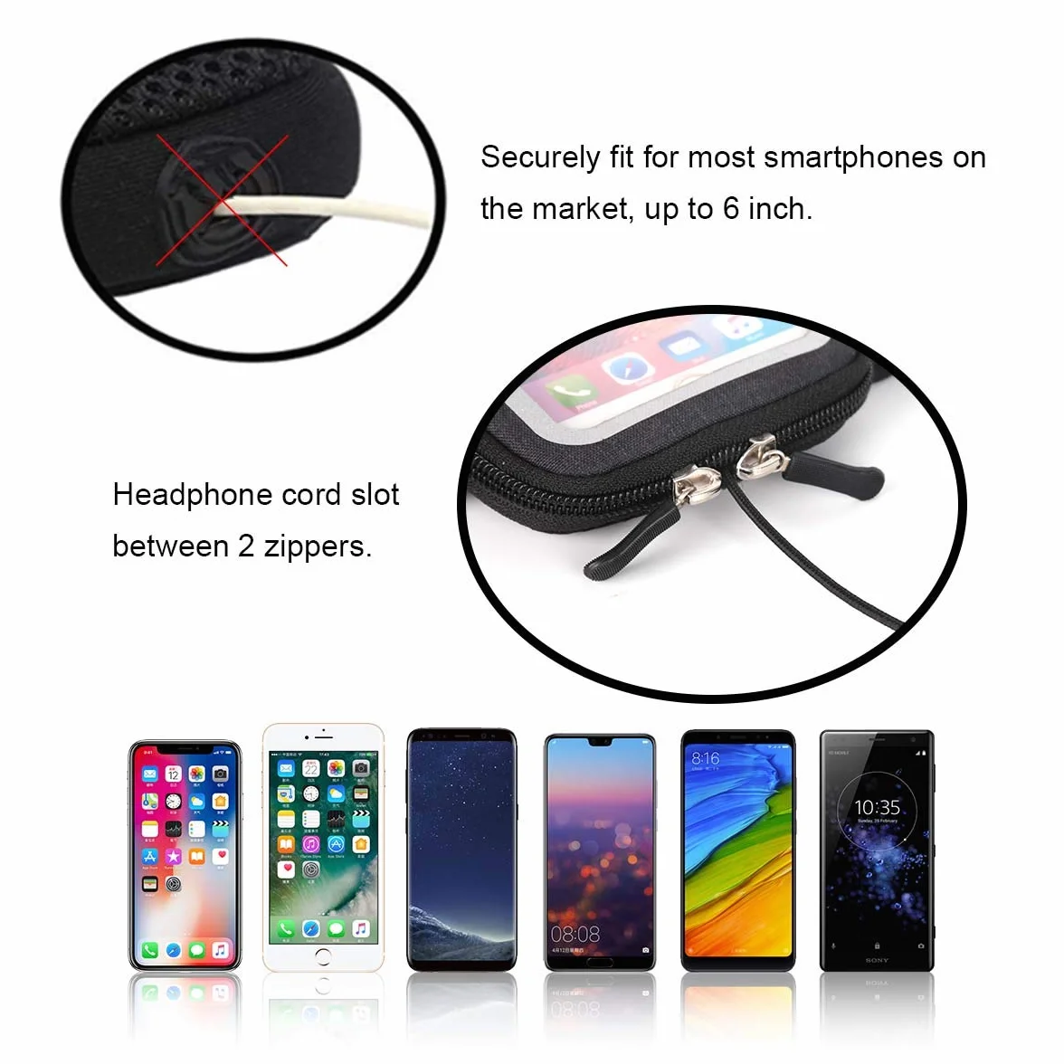 Torba na nadgarstek opaska na telefon opaska na przedramię uchwyt na telefon komórkowy, etui na nadgarstek torba na ramię na telefon iPhone 14/13/12/11 Pro Max 12 mini XS Max XR X 8 7 jazda konna