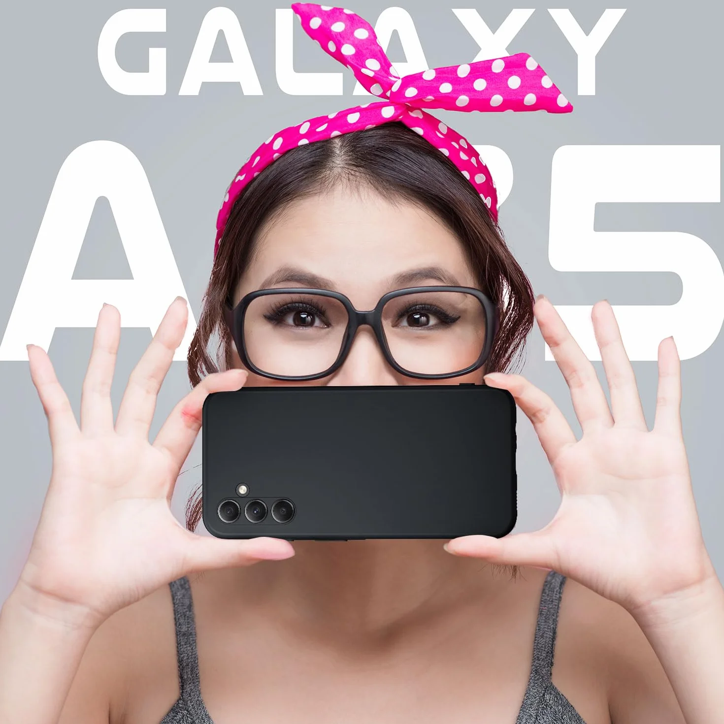 New&Teck Etui ochronne do Samsung Galaxy A35 5G, folia ochronna z hartowanego szkła, TPU, zderzak