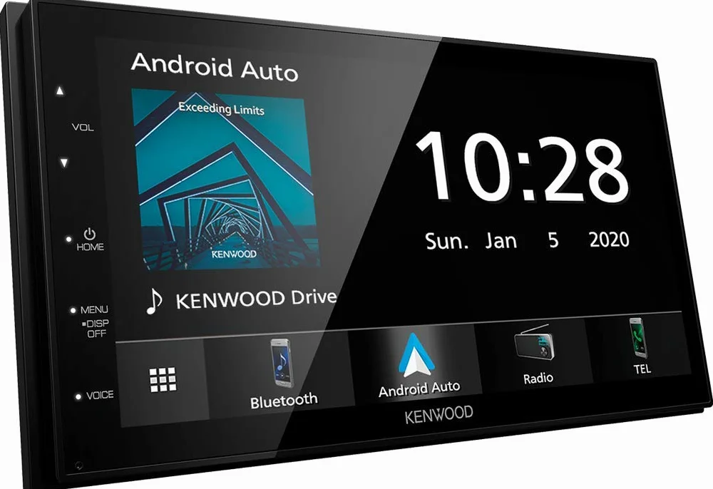 Kenwood Digital Media Moniceiver Samochodowy Zestaw Stereo, Czarny, 17.3cm